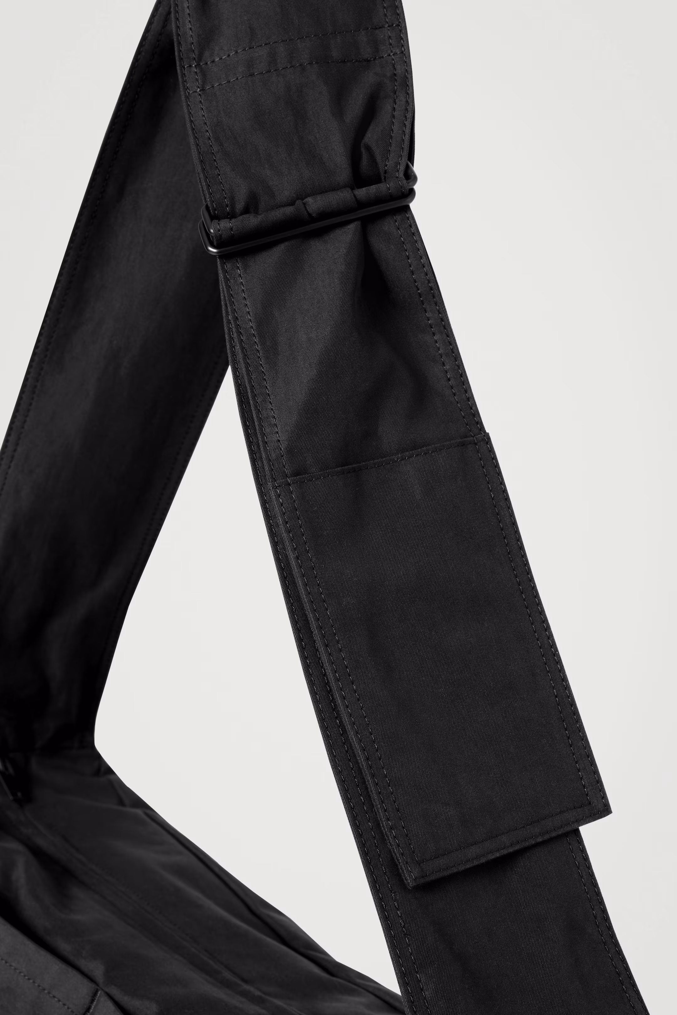 SLOUCHY WATER-REPELLENT CROSSBODY BAG - NYLON