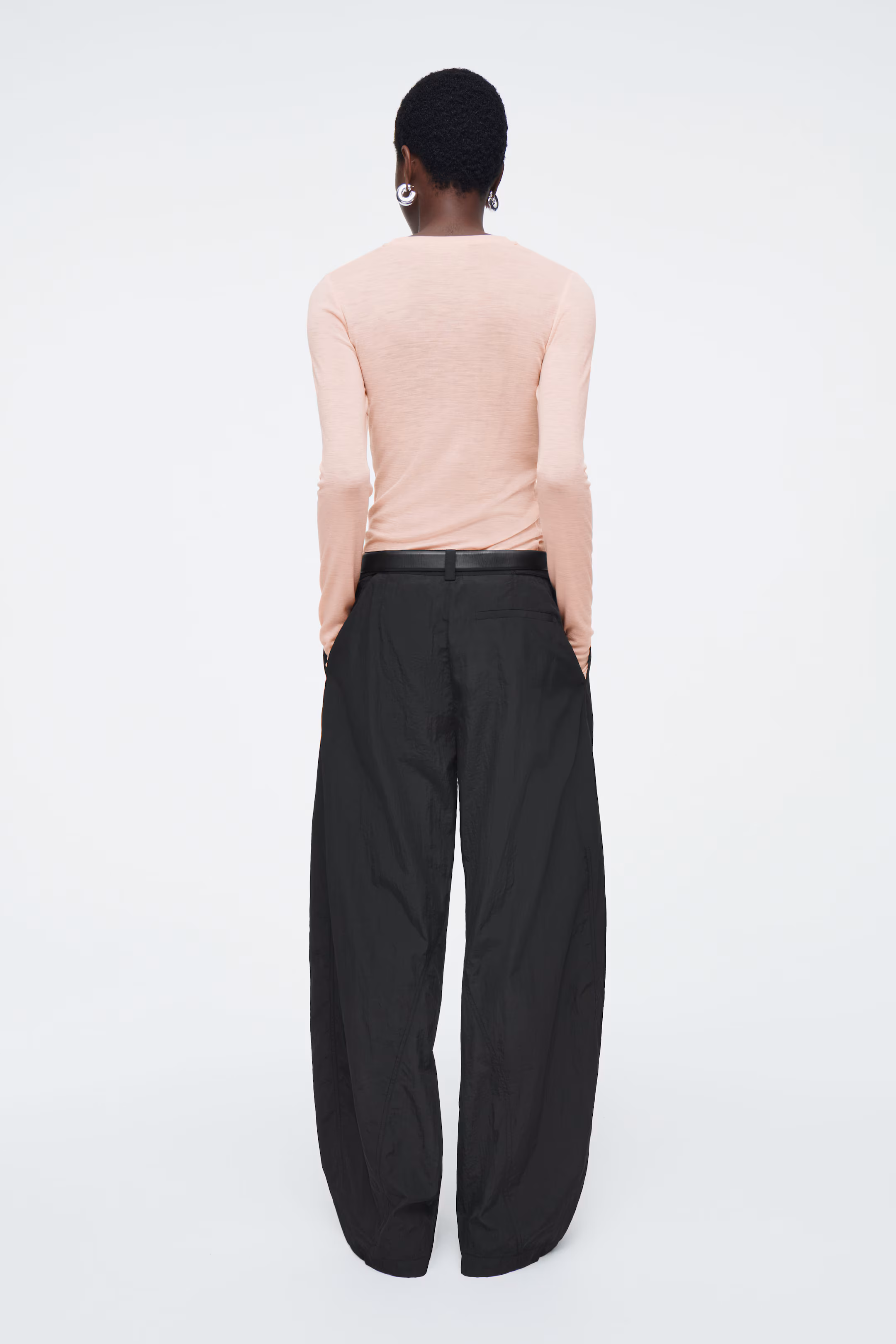 CREW-NECK MERINO WOOL TOP