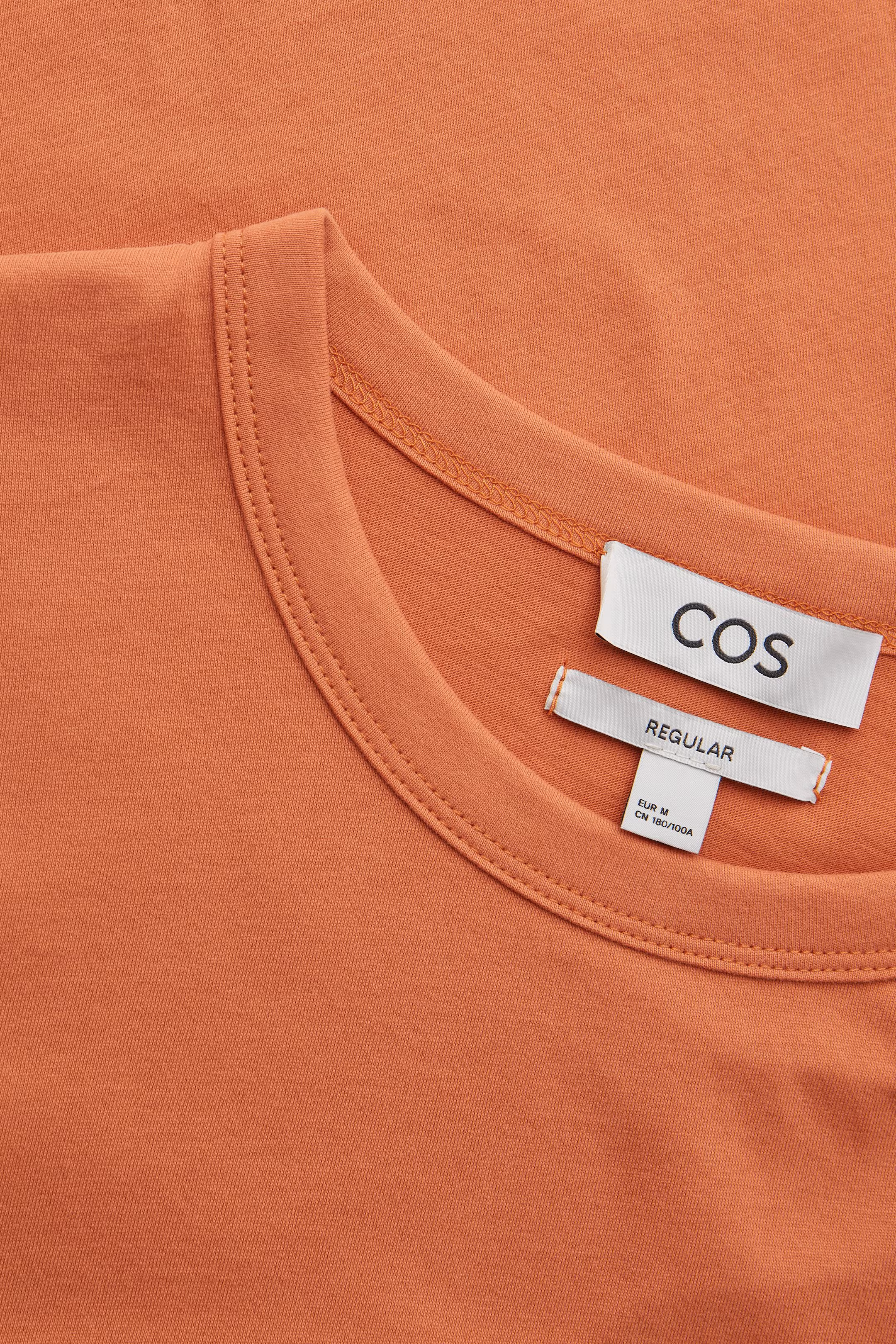 REGULAR LIGHTWEIGHT BRUSHED-COTTON T-SHIRT