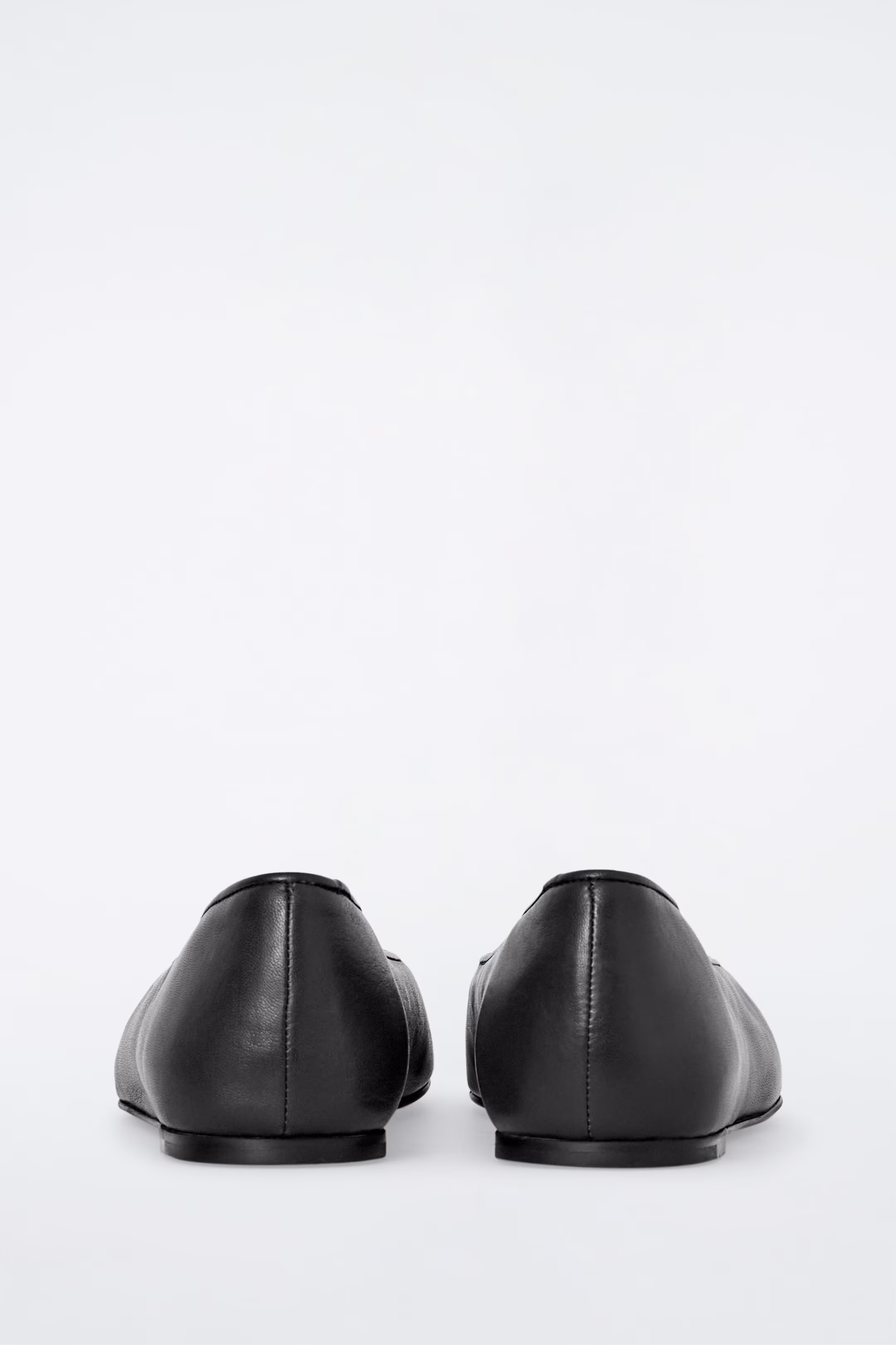 LEATHER BALLERINA FLATS