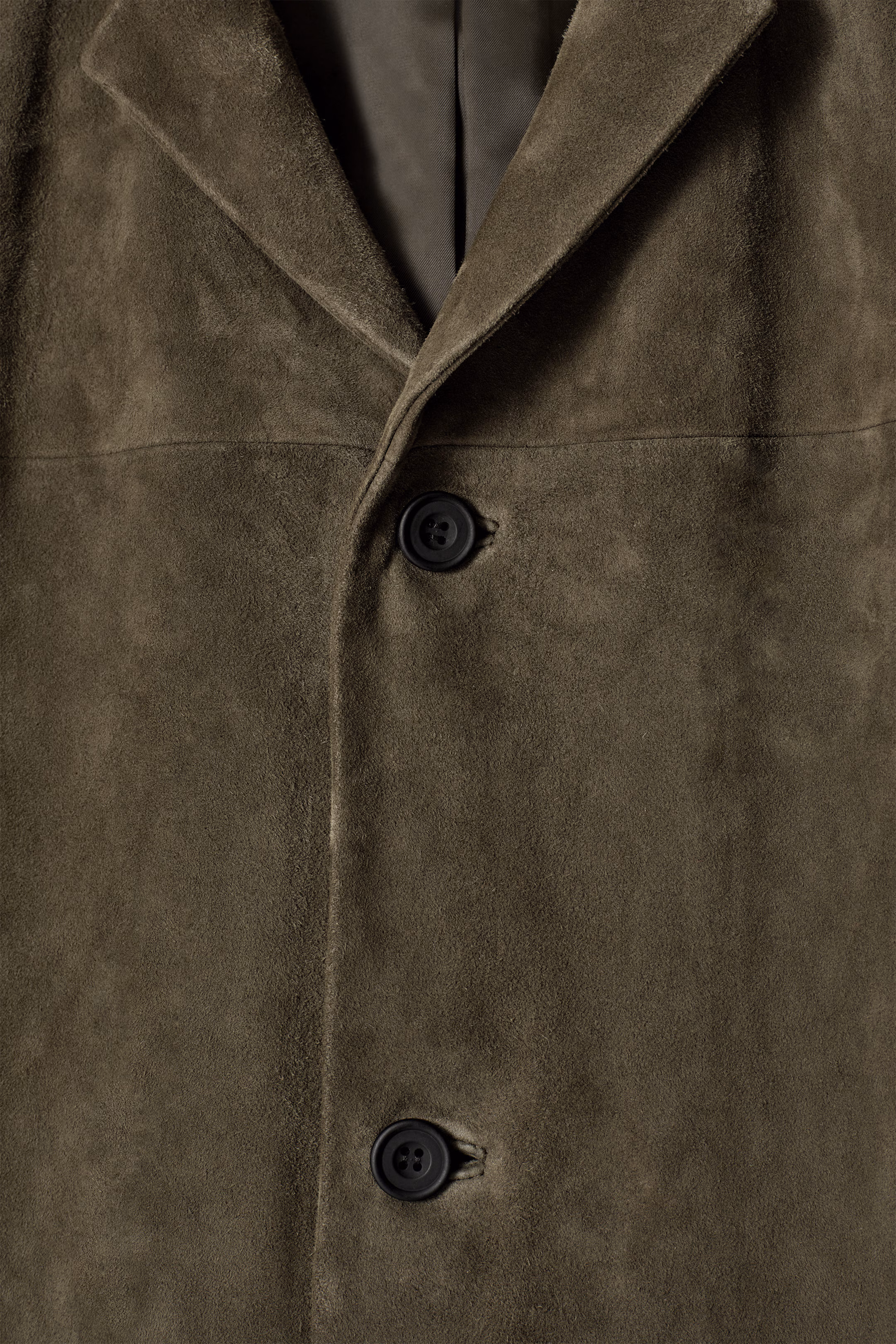 SINGLE-BREASTED SUEDE JACKET