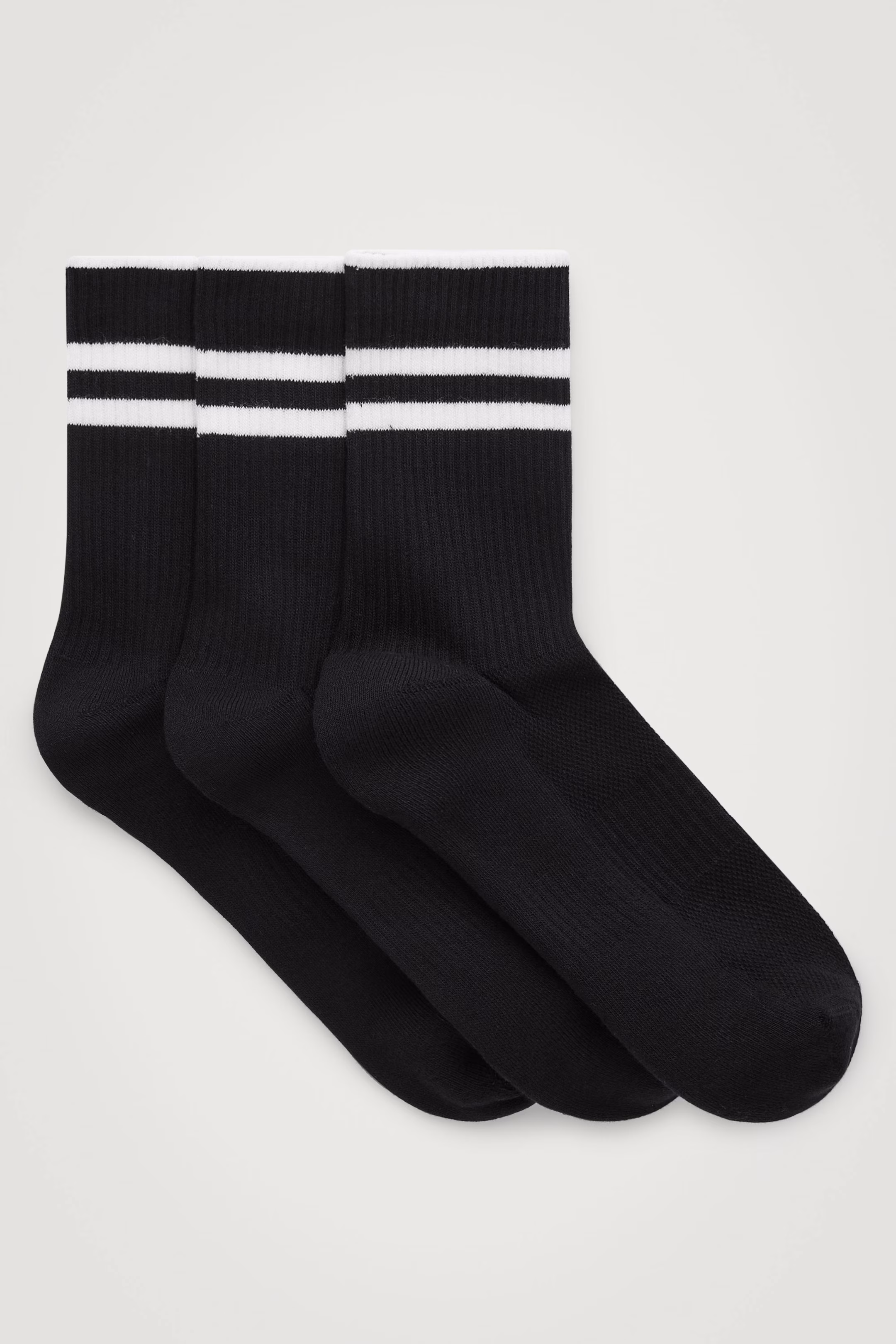 3-PACK RIBBED SPORT SOCKS