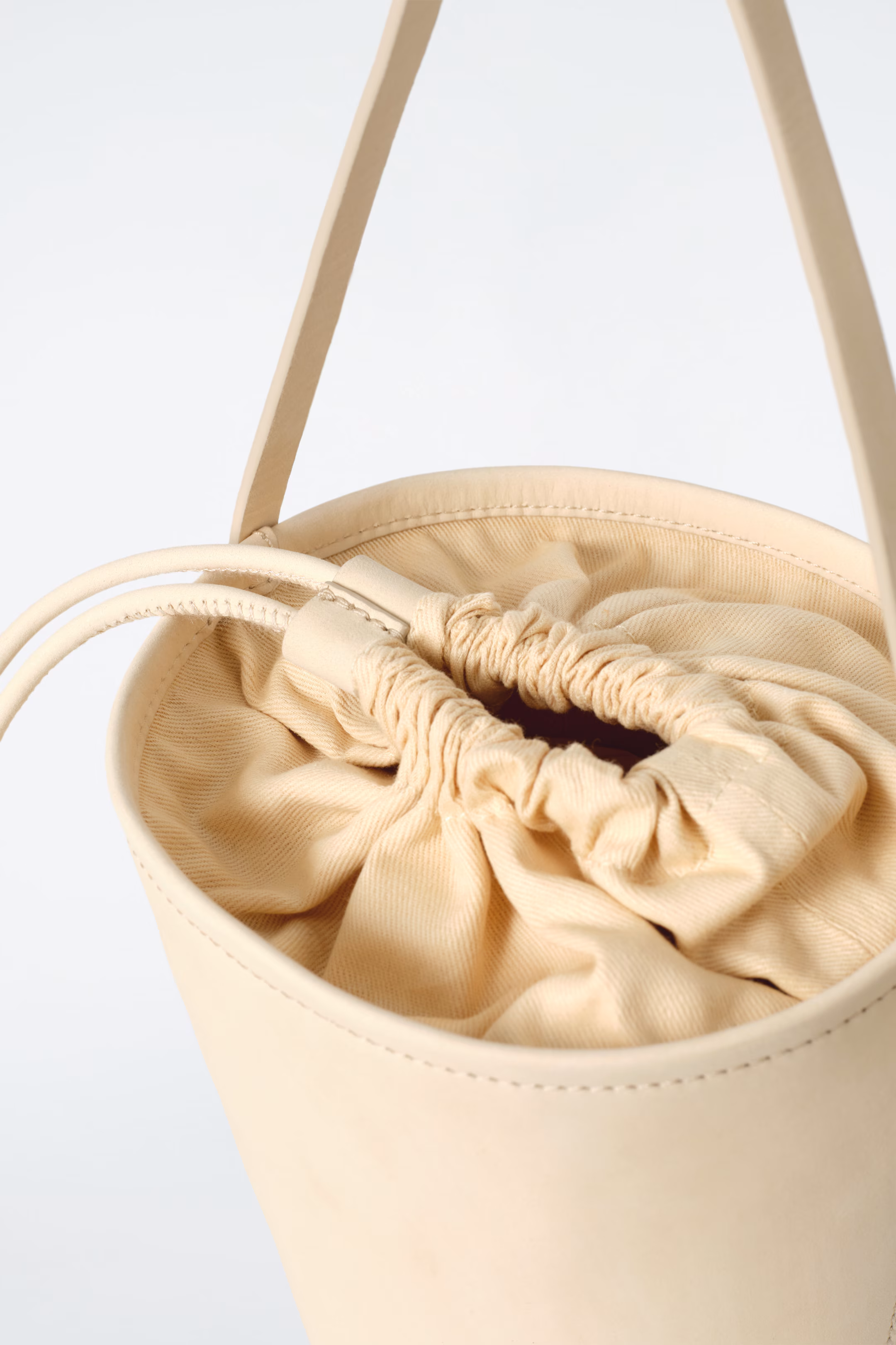 MINI BUCKET BAG - NUBUCK