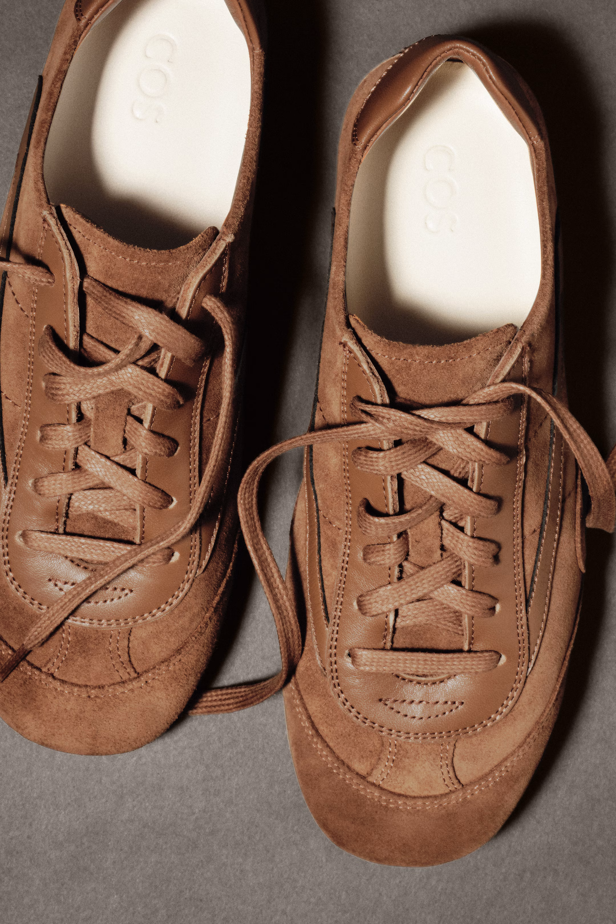 MINIMAL SUEDE TRAINERS