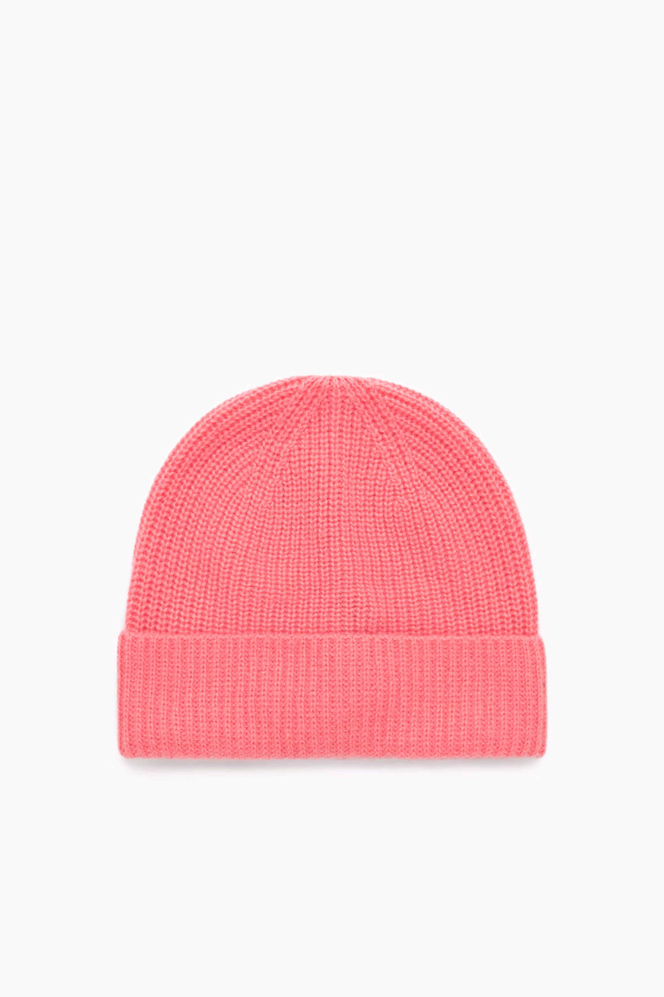 RIBBED WOOL AND CASHMERE BEANIE