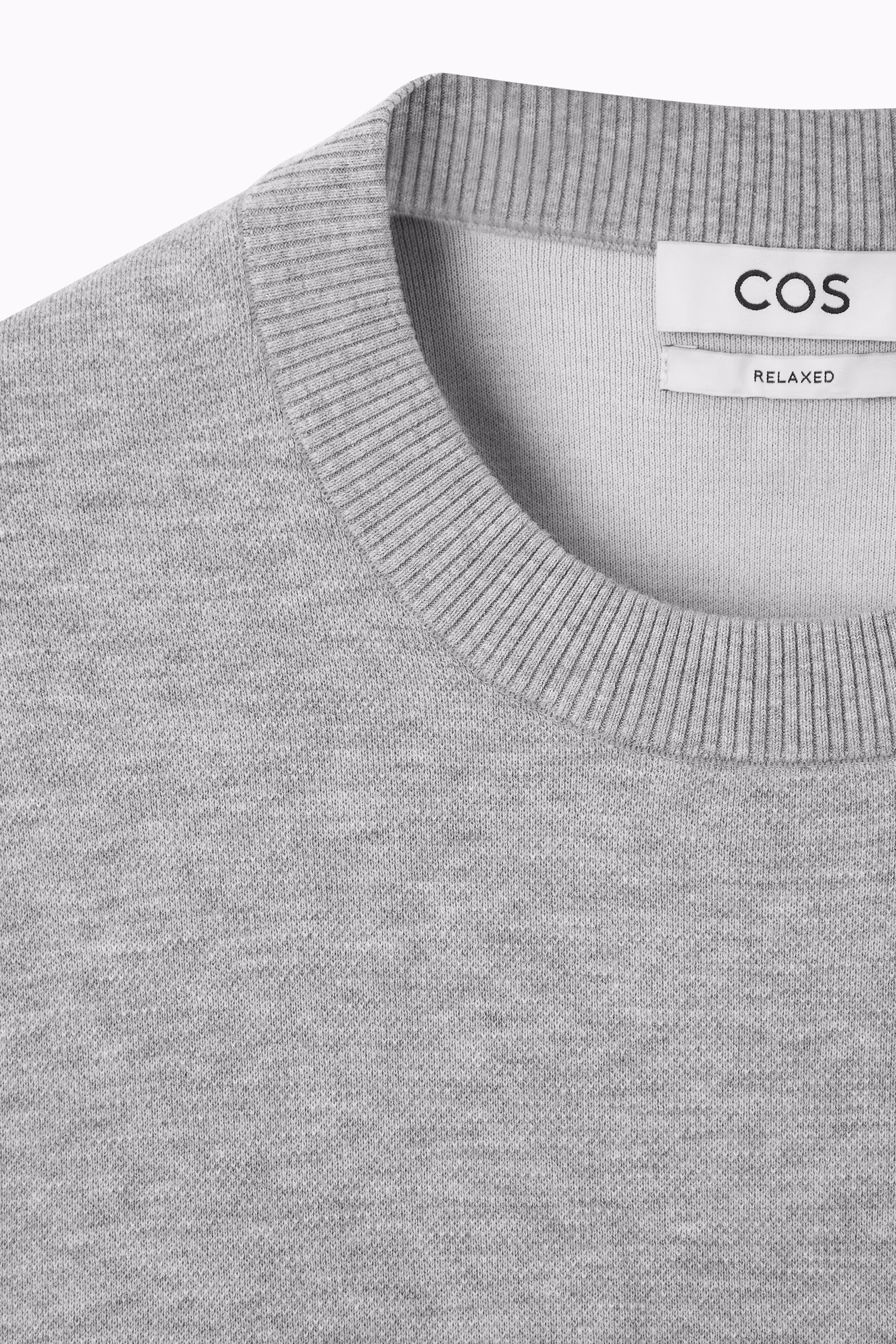 RELAXED DOUBLE-FACED KNIT T-SHIRT