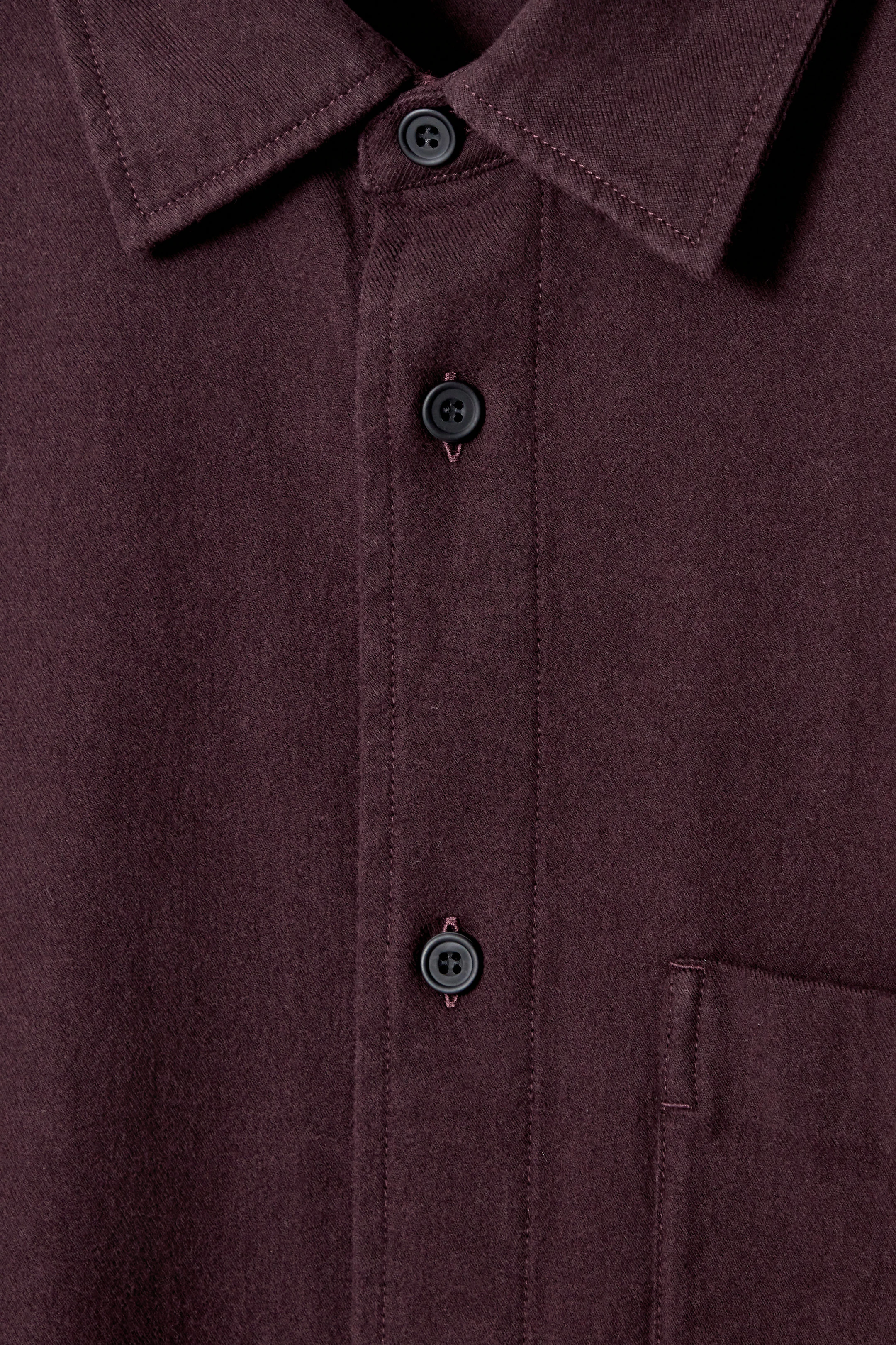 RELAXED BRUSHED COTTON-BLEND SHIRT