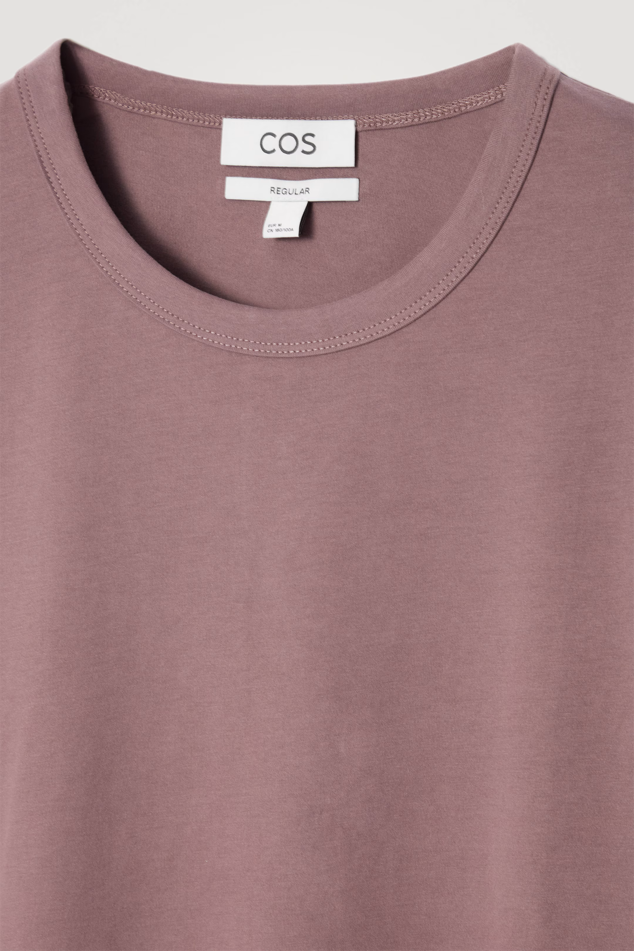 REGULAR LIGHTWEIGHT BRUSHED-COTTON T-SHIRT
