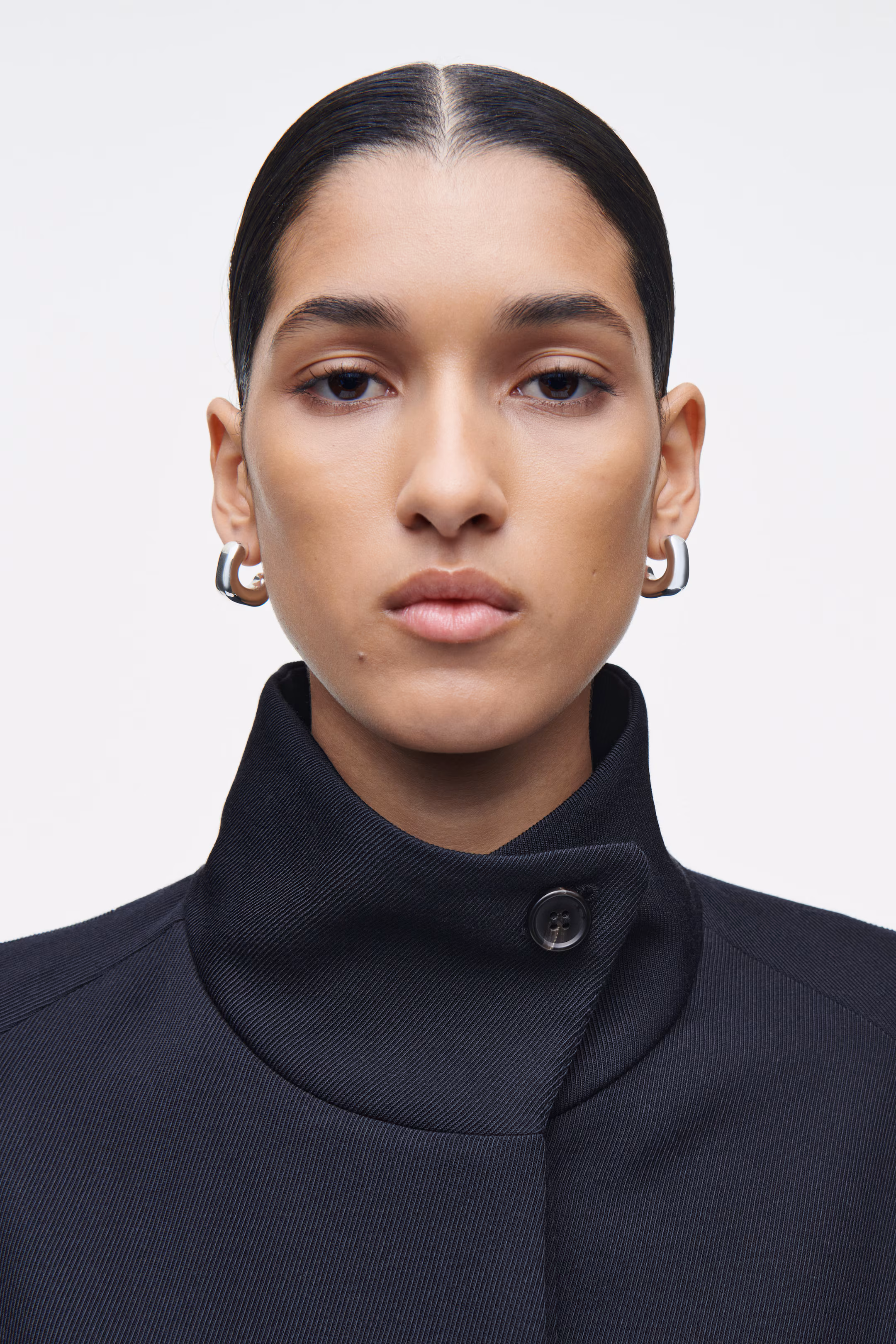 TRAPEZE WOOL-BLEND COAT