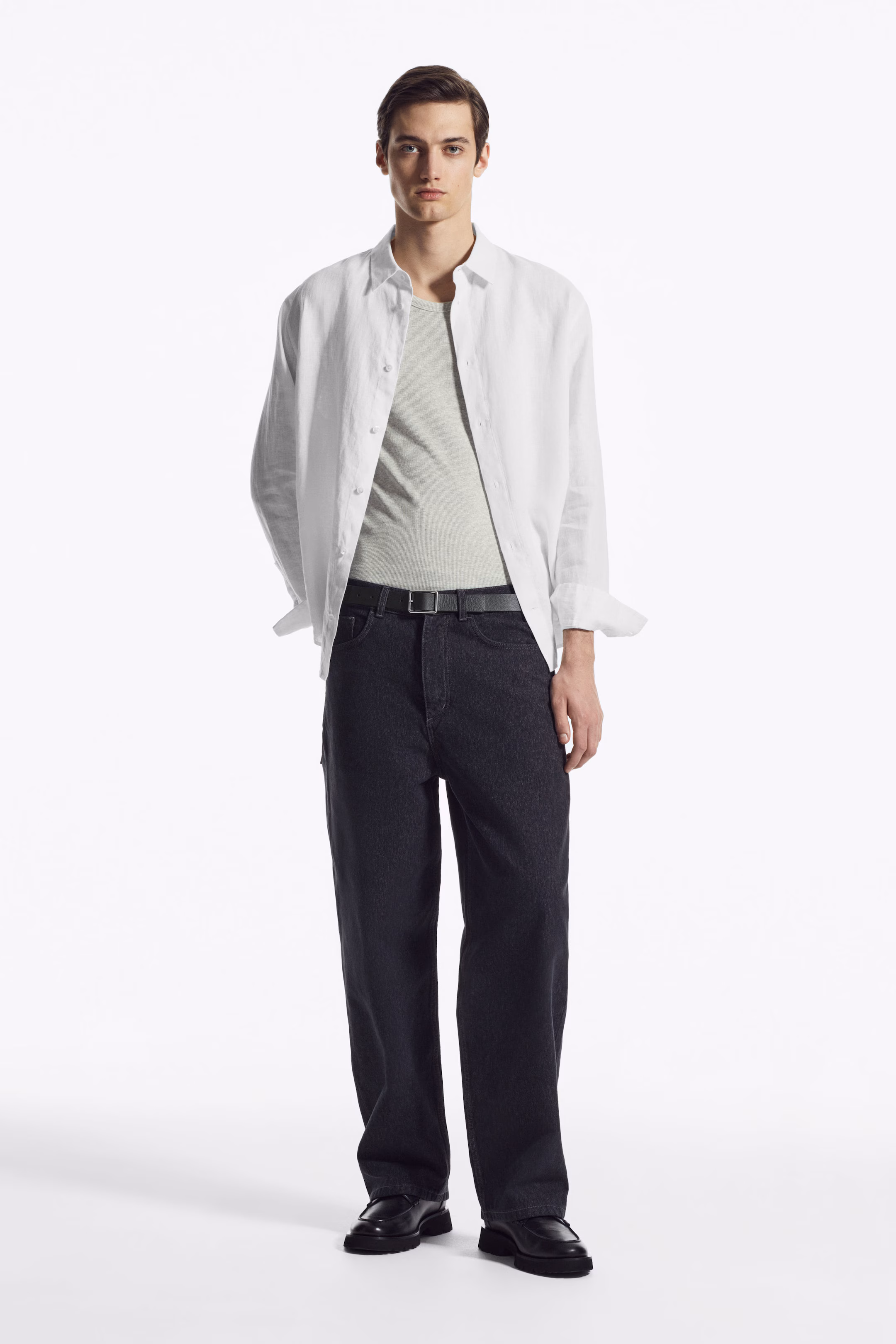 SLIM RIBBED COTTON TANK TOP