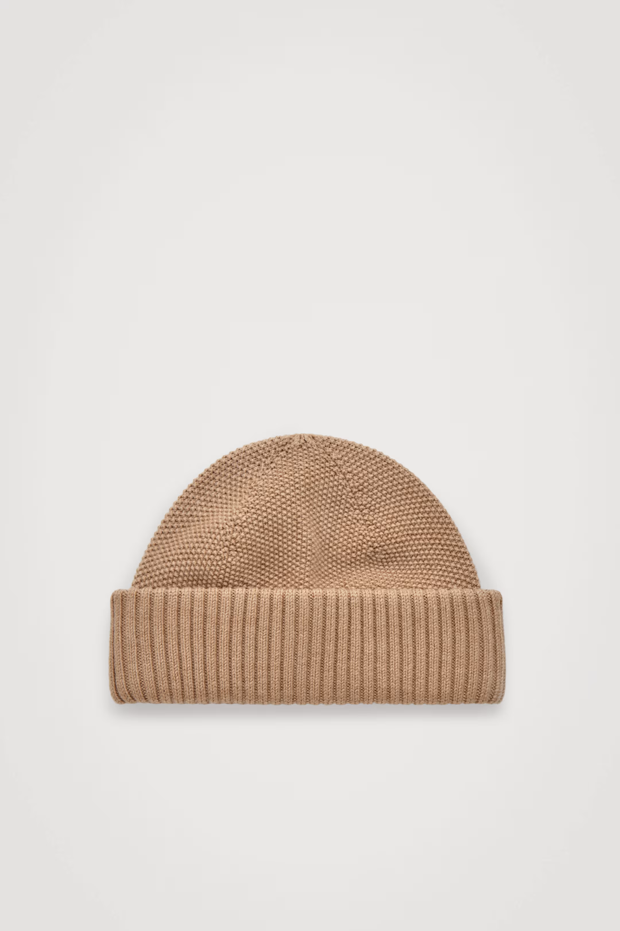 TEXTURED WOOL BEANIE