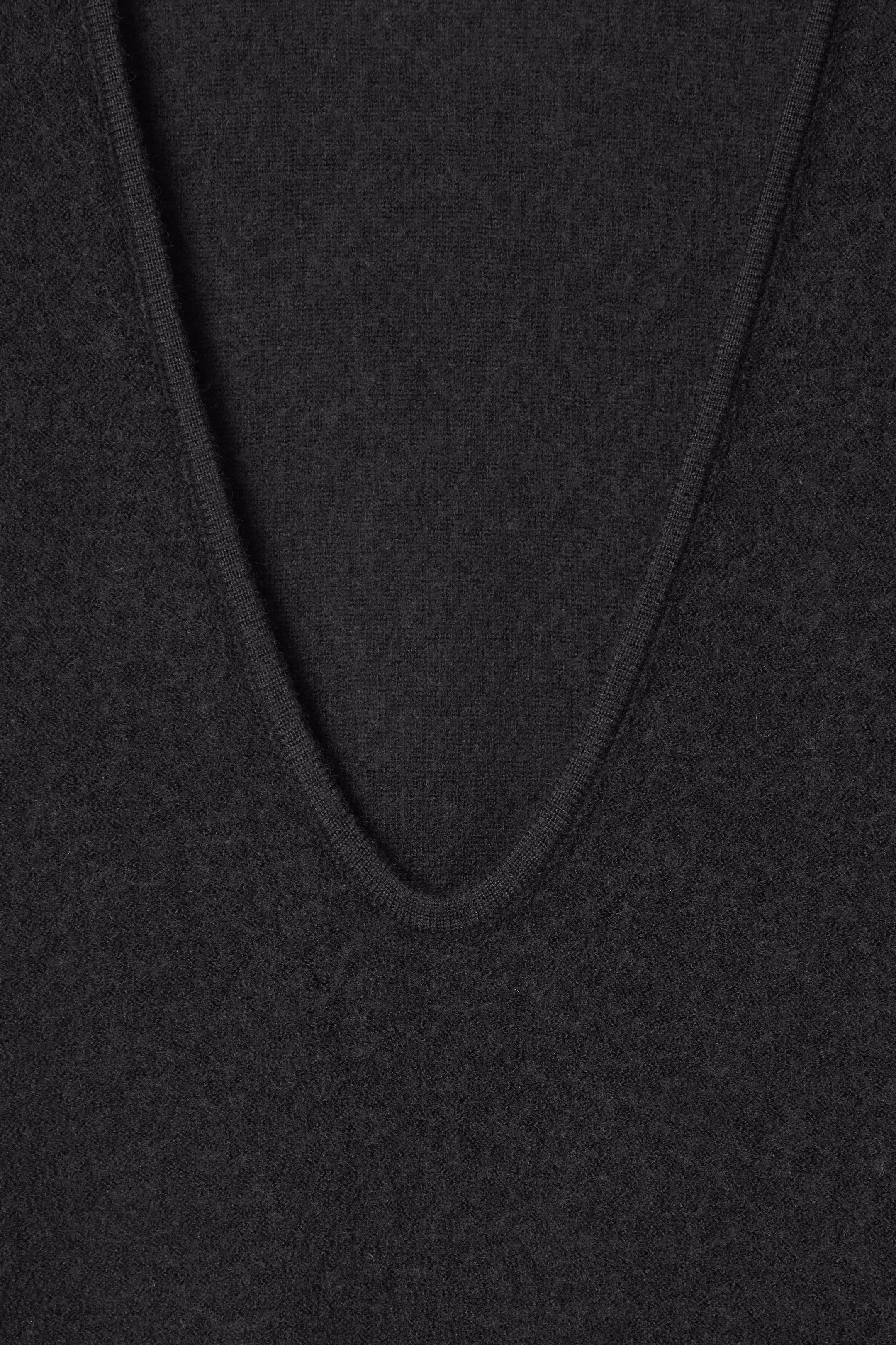 BOILED-WOOL MIDI DRESS