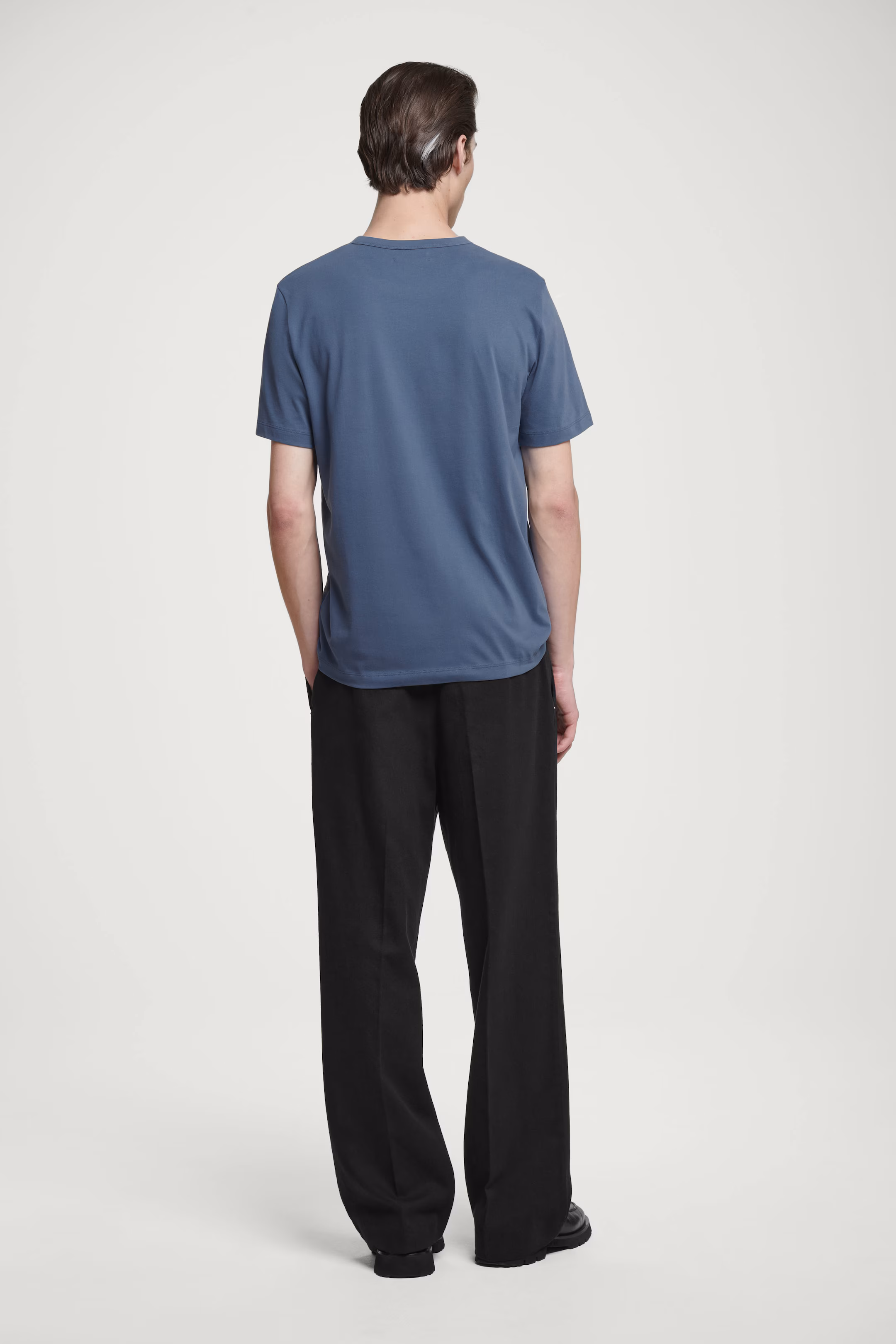 REGULAR LIGHTWEIGHT BRUSHED-COTTON T-SHIRT