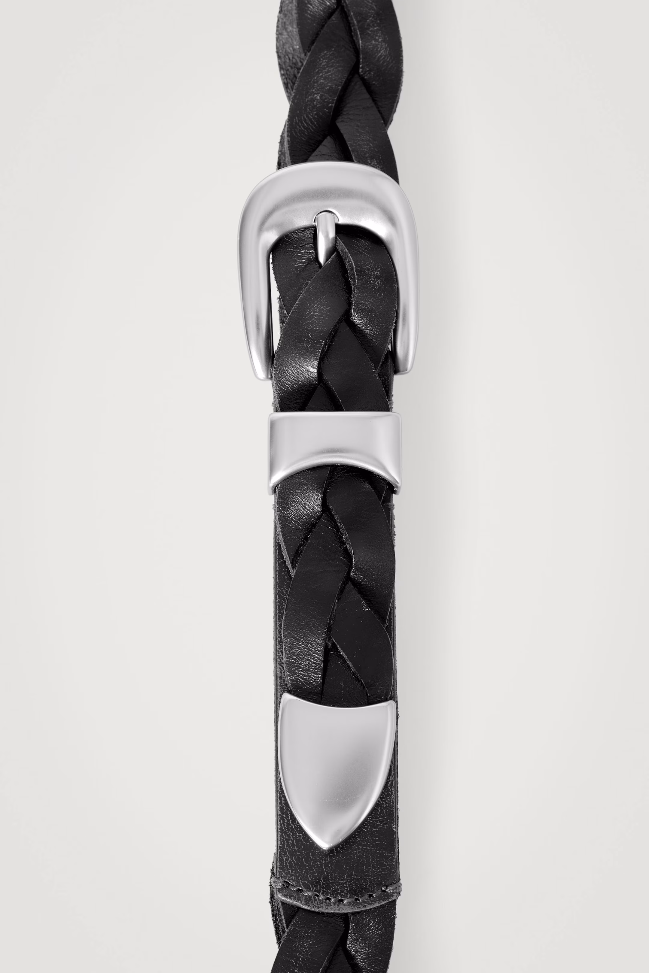 BRAIDED LEATHER BELT