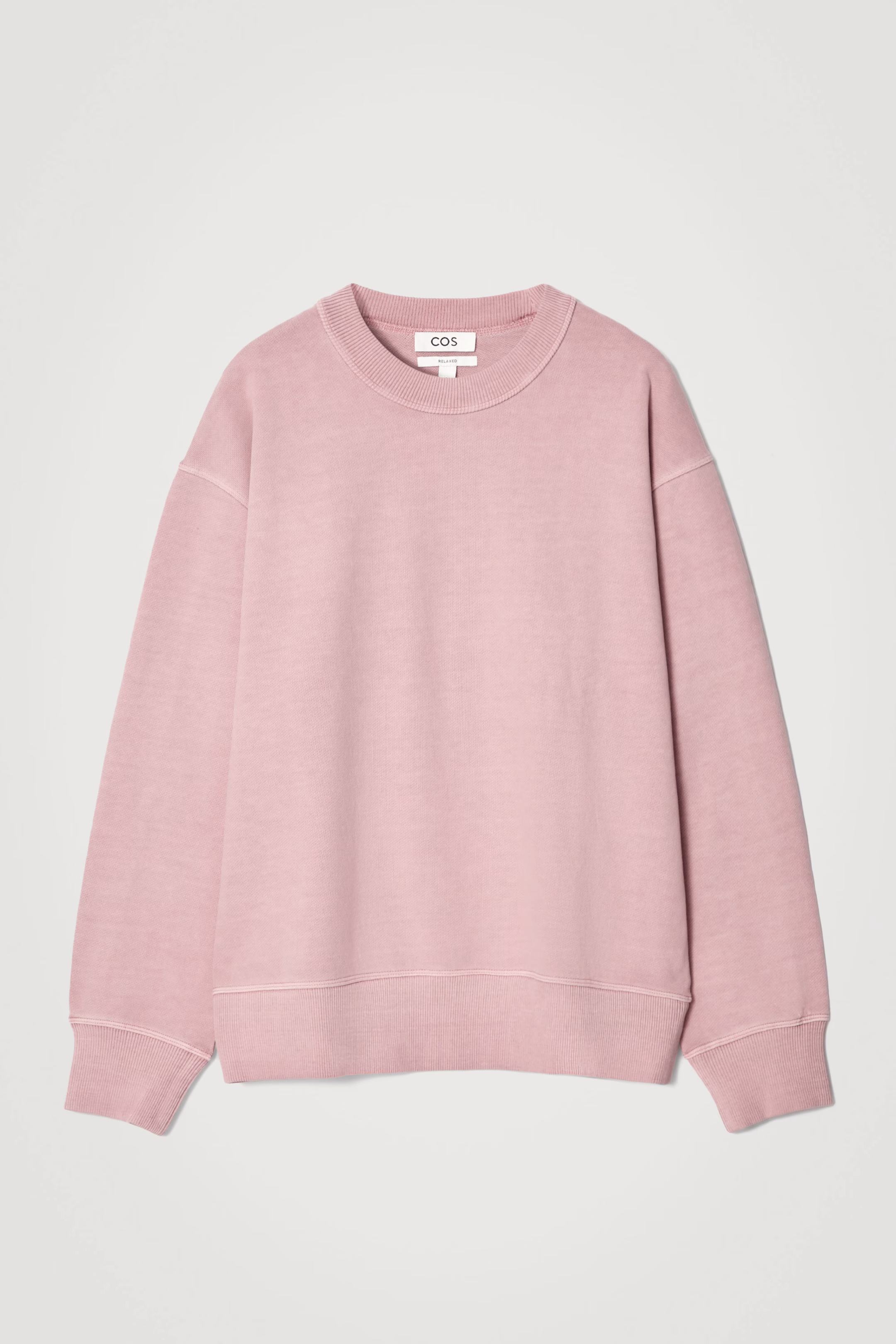 RELAXED WASHED-COTTON SWEATSHIRT
