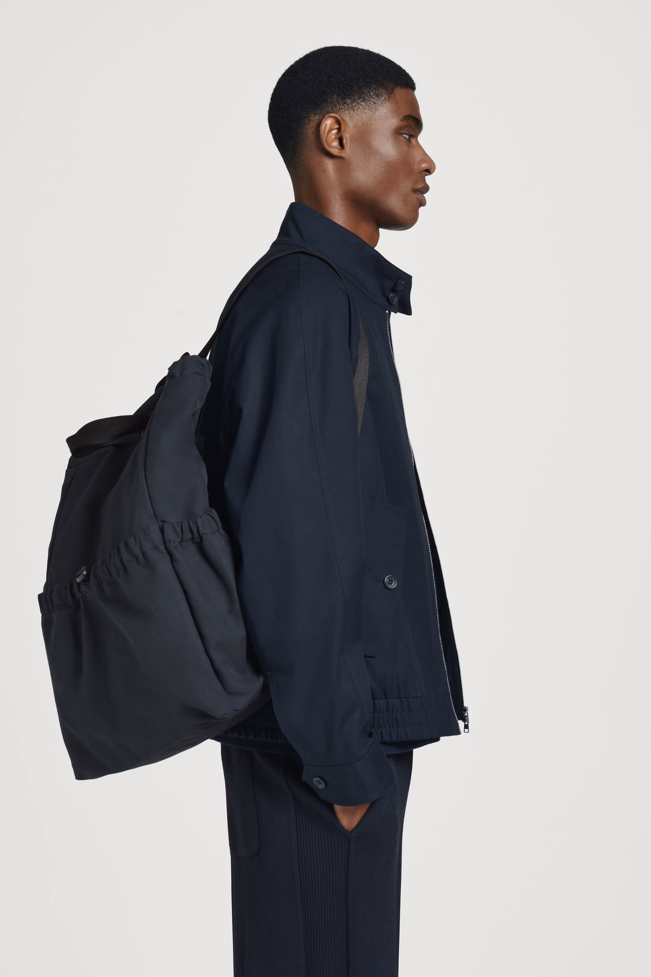 WATER-RESISTANT DRAWCORD BACKPACK - NYLON