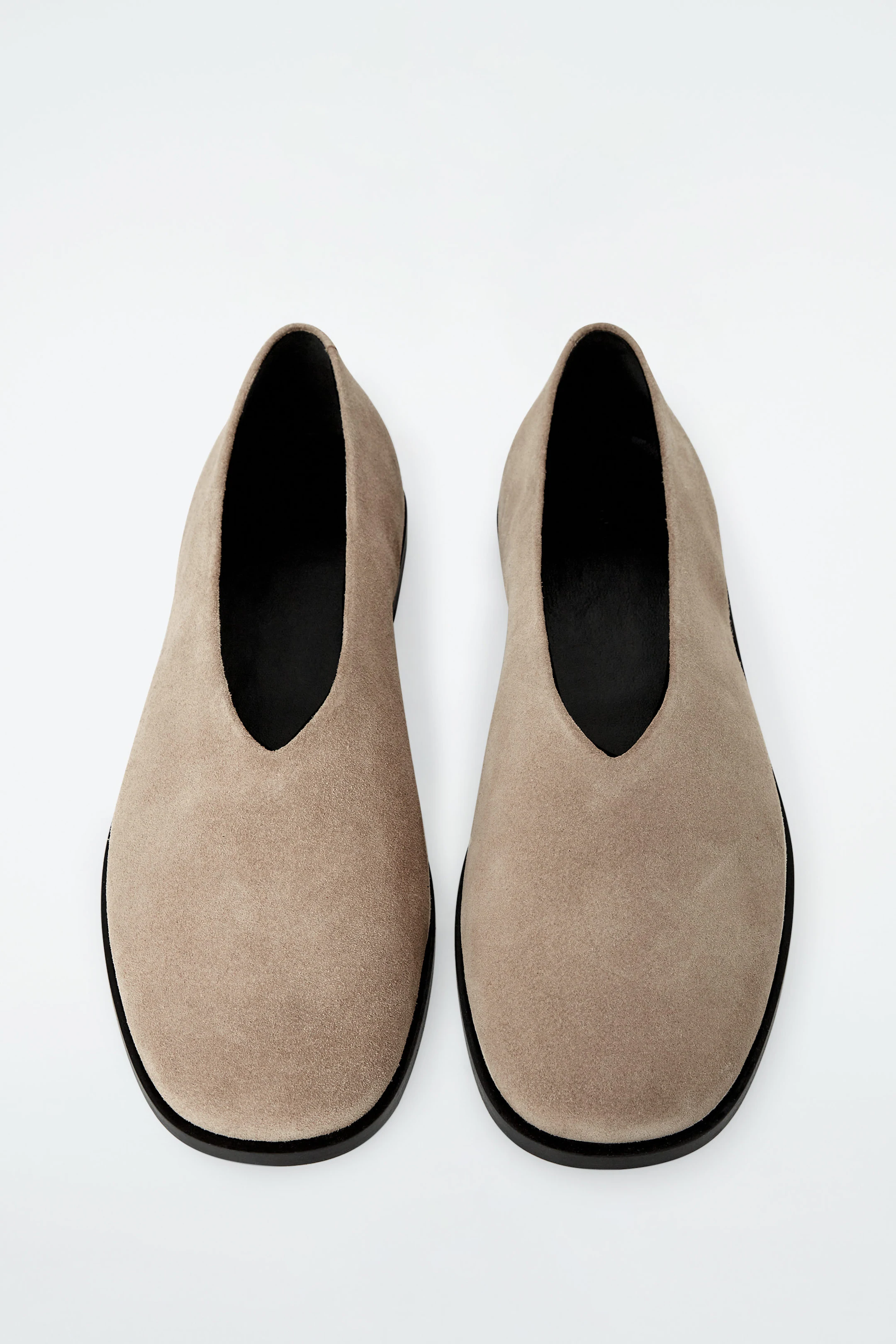 SUEDE BALLET FLATS
