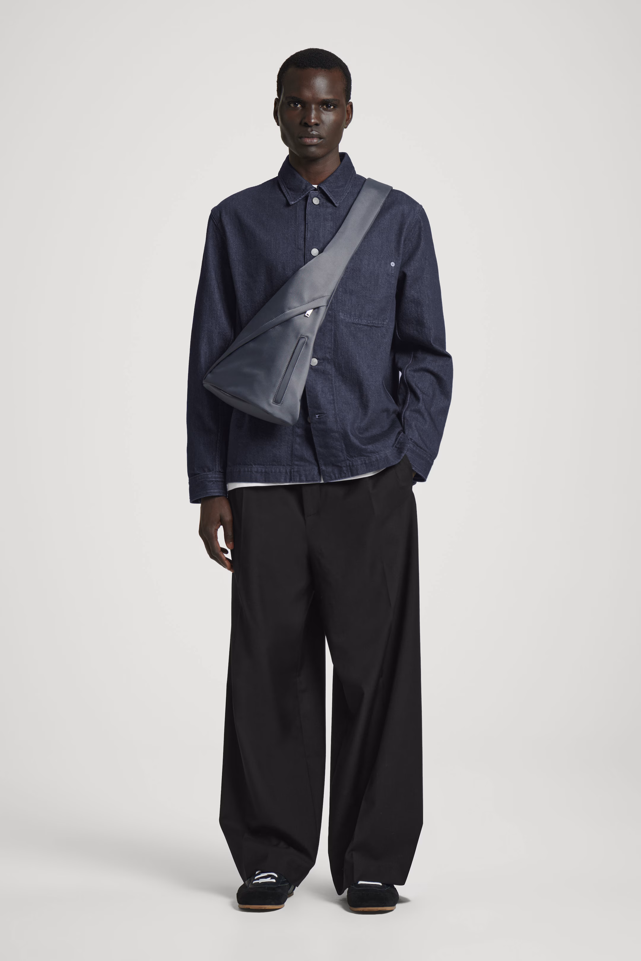 SLING WATER-RESISTANT CROSSBODY BAG - NYLON