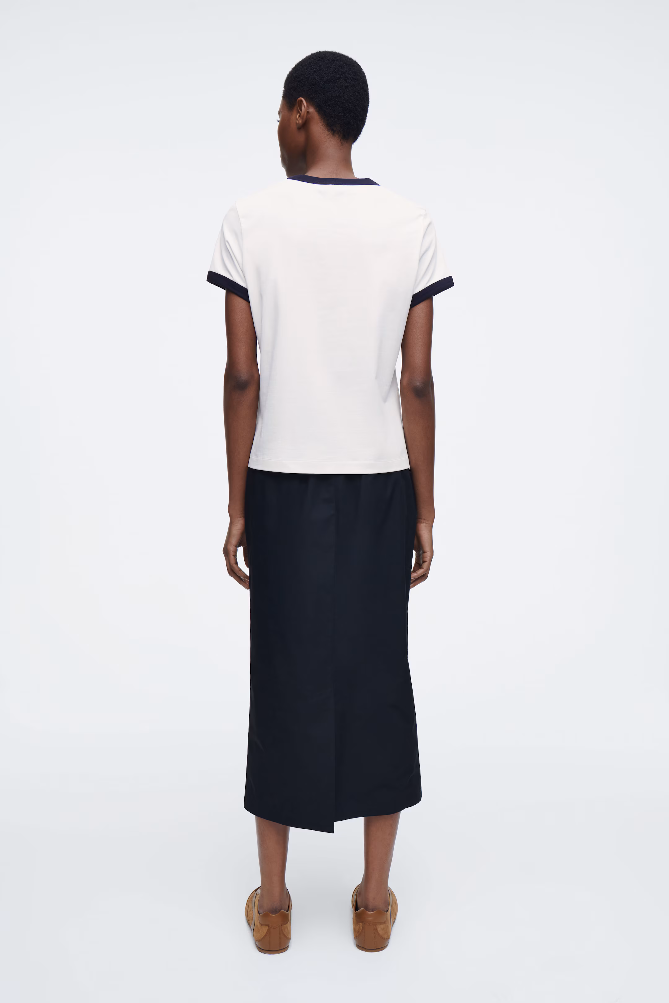 SHRUNKEN RINGER T-SHIRT