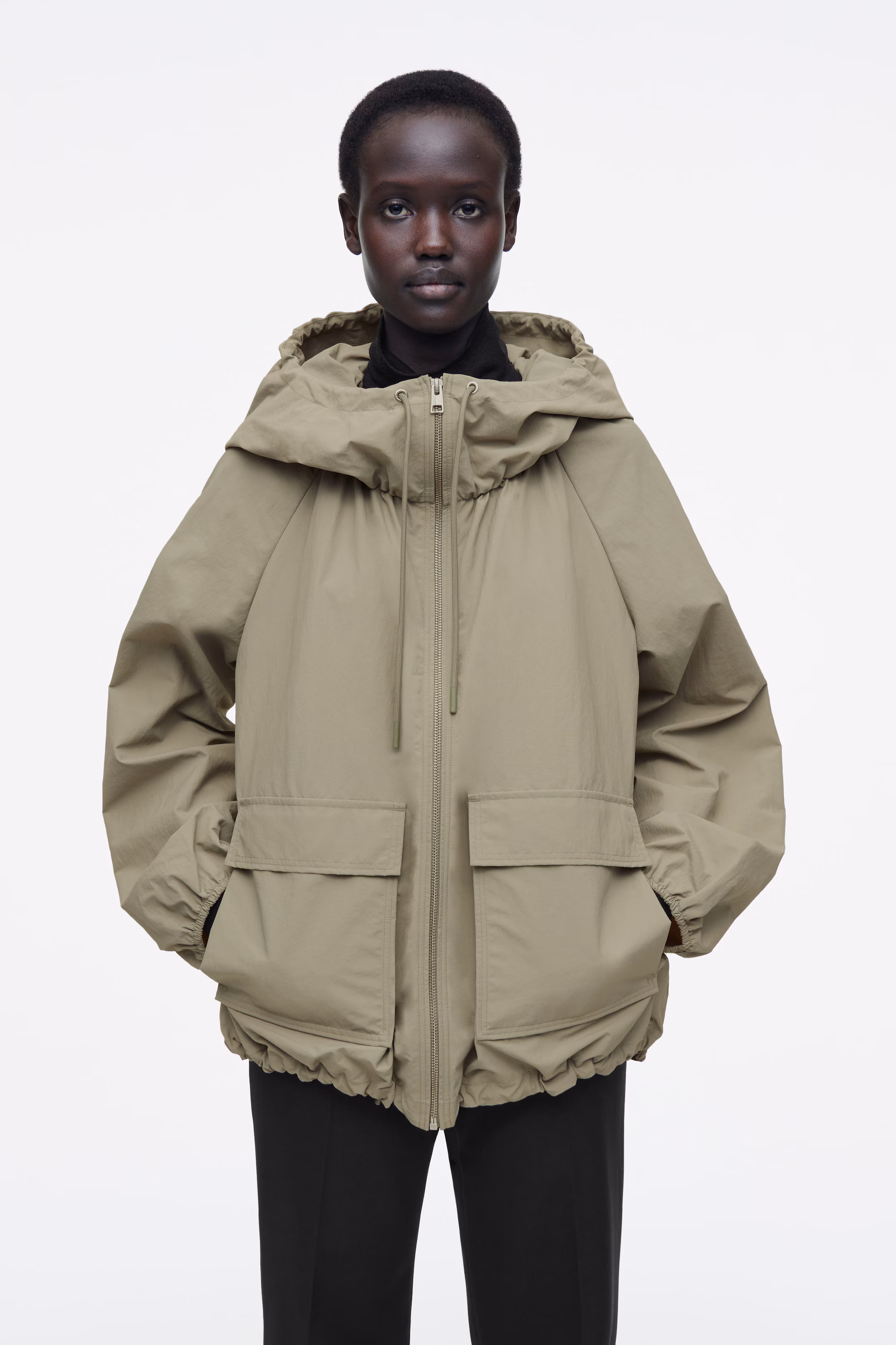 TECHNICAL HOODED PARKA JACKET