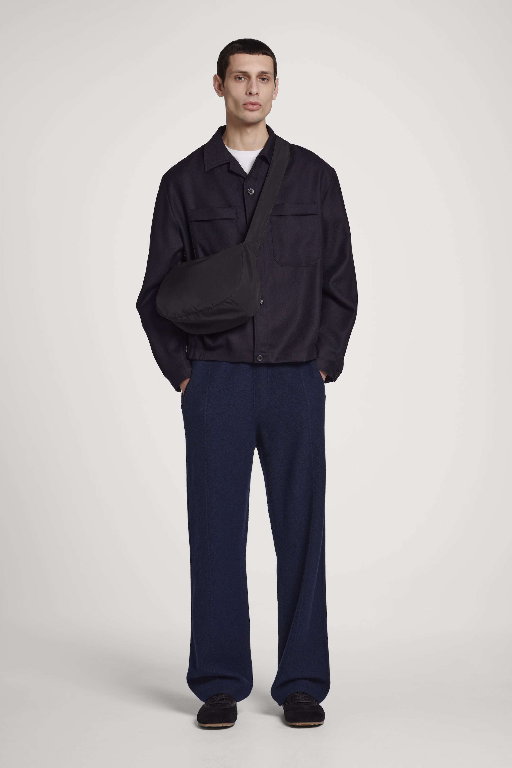 CROSSBODY SADDLE BAG - NYLON