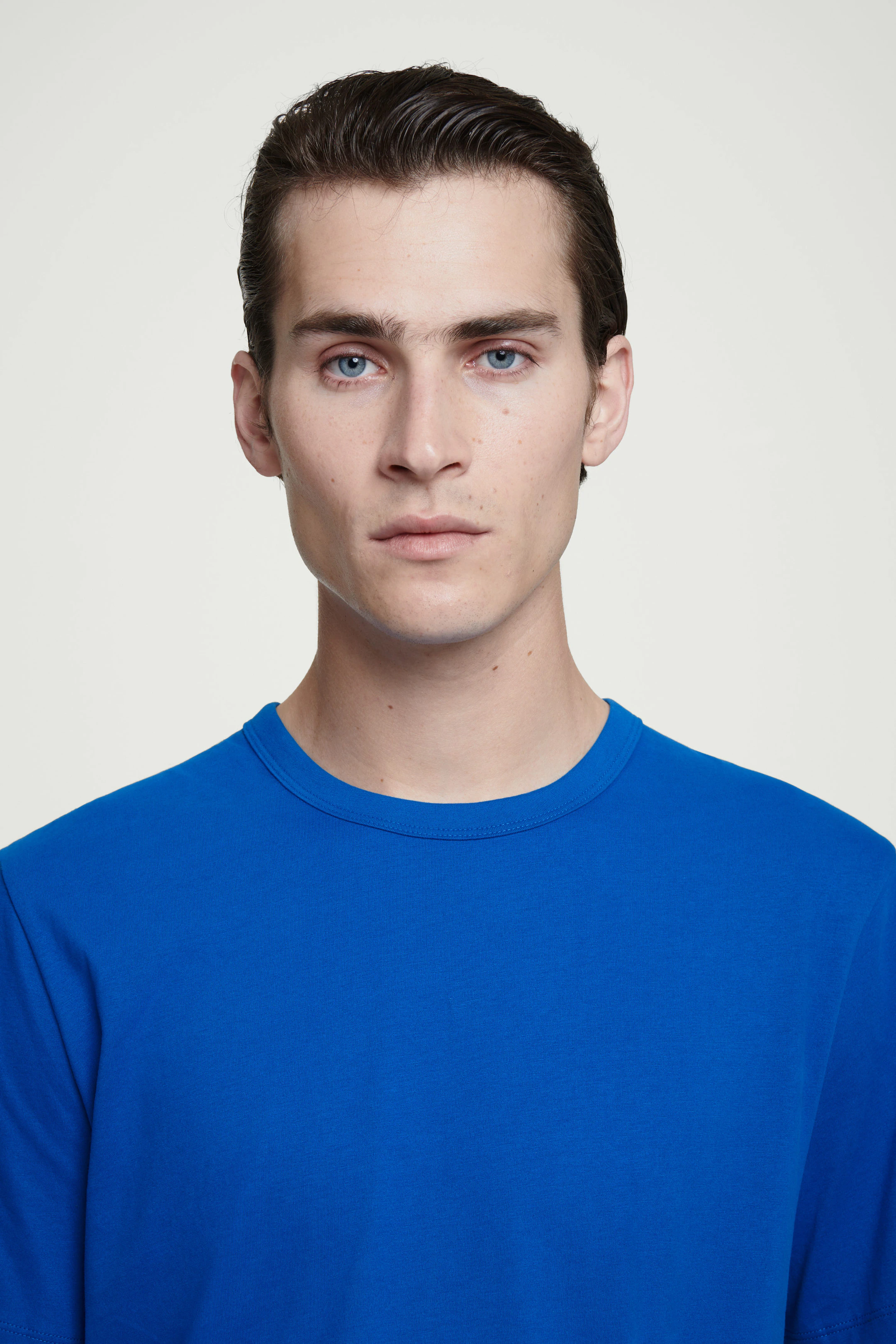 REGULAR LIGHTWEIGHT BRUSHED-COTTON T-SHIRT