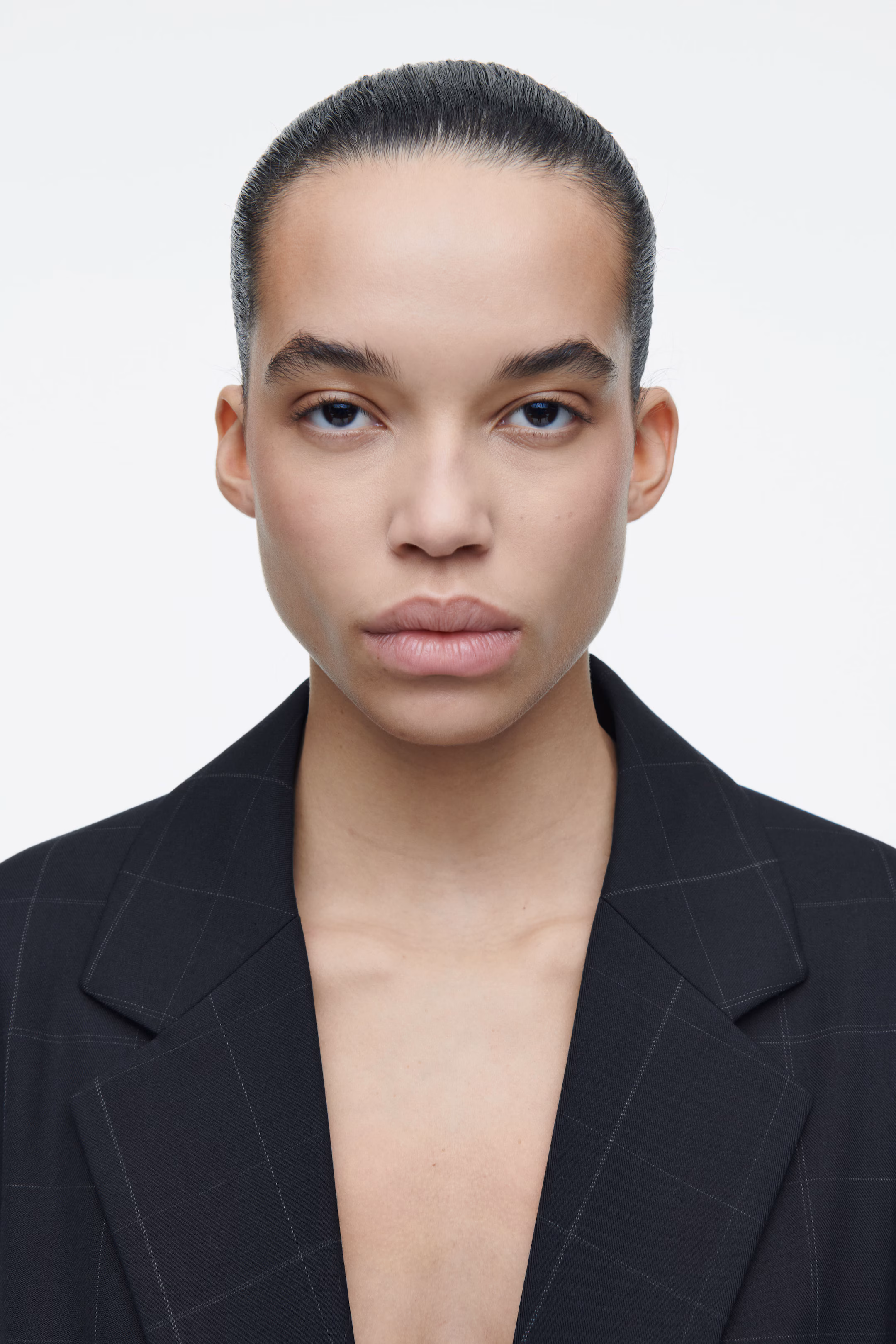 OVERSIZED WINDOWPANE-CHECK BLAZER