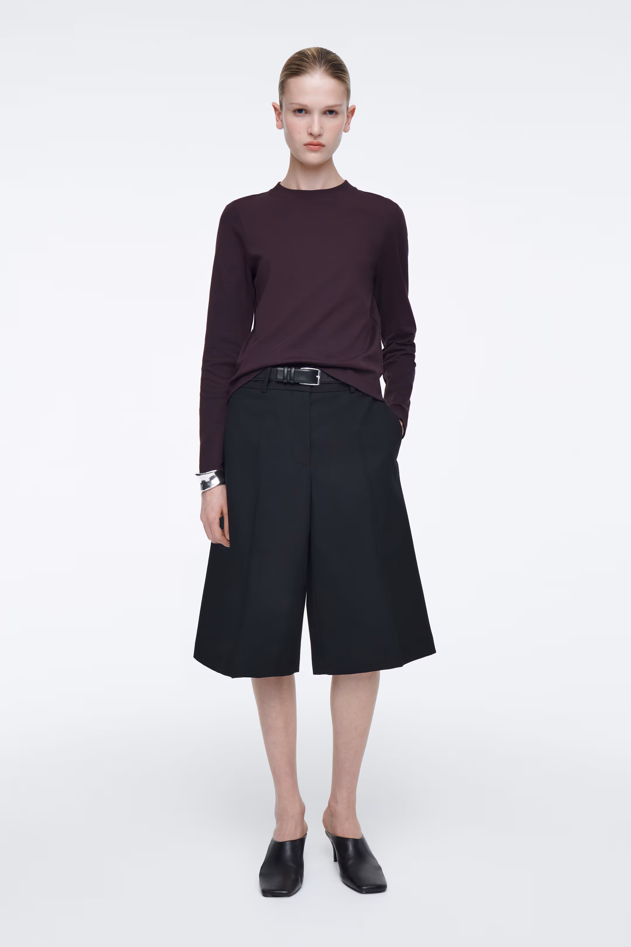 CLEAN CUT REGULAR LONG-SLEEVED T-SHIRT