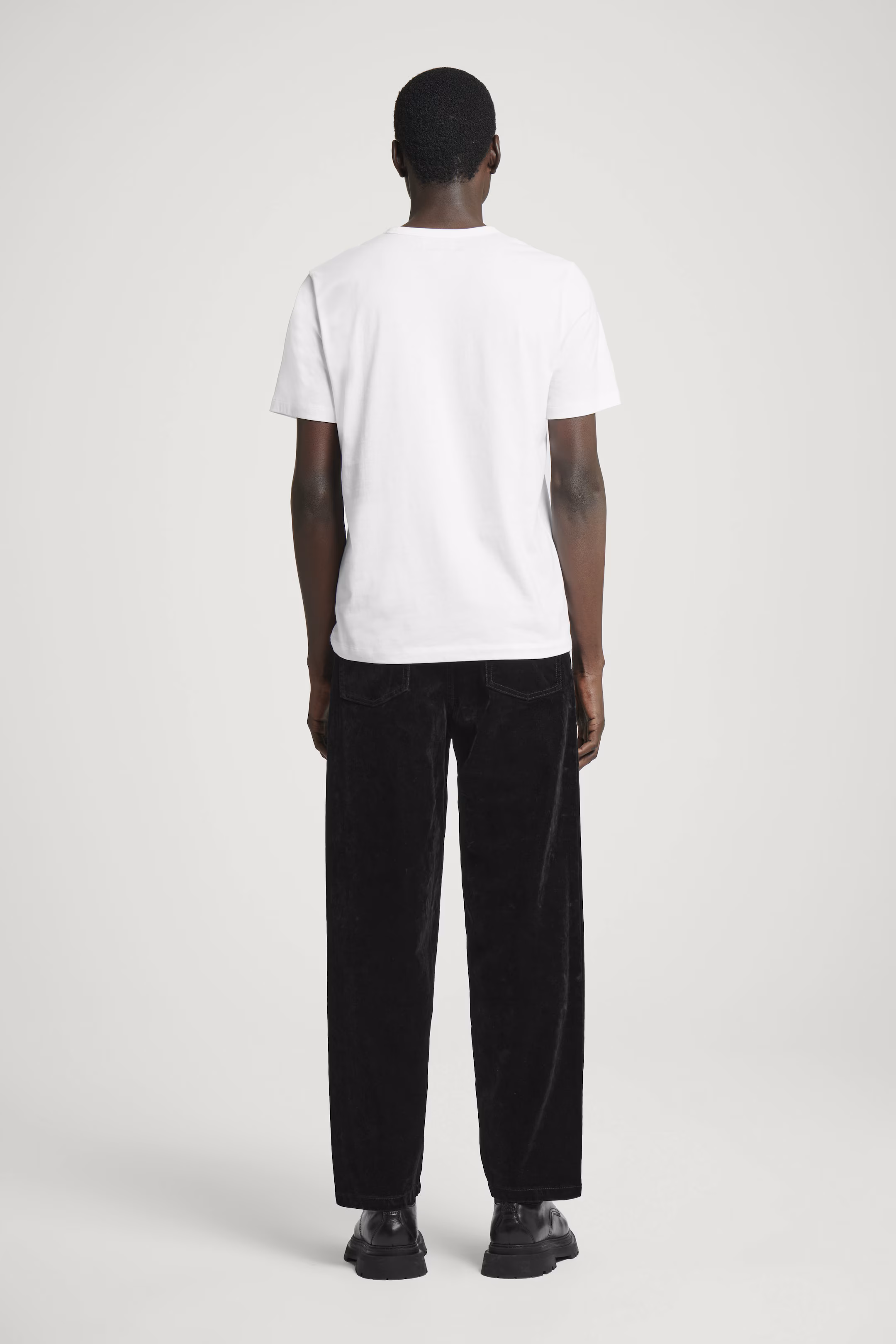 REGULAR LIGHTWEIGHT BRUSHED-COTTON T-SHIRT