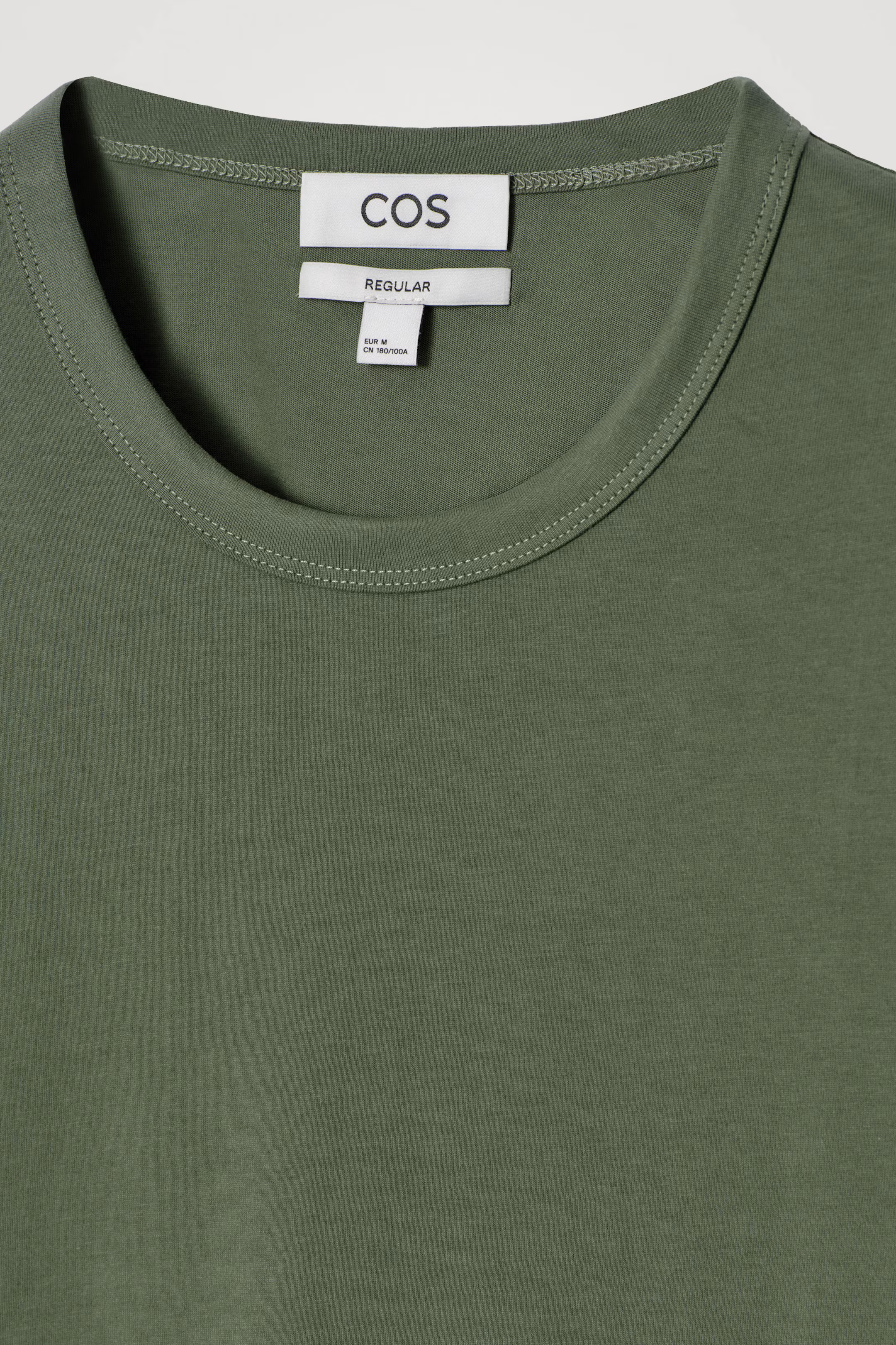 REGULAR LIGHTWEIGHT BRUSHED-COTTON T-SHIRT