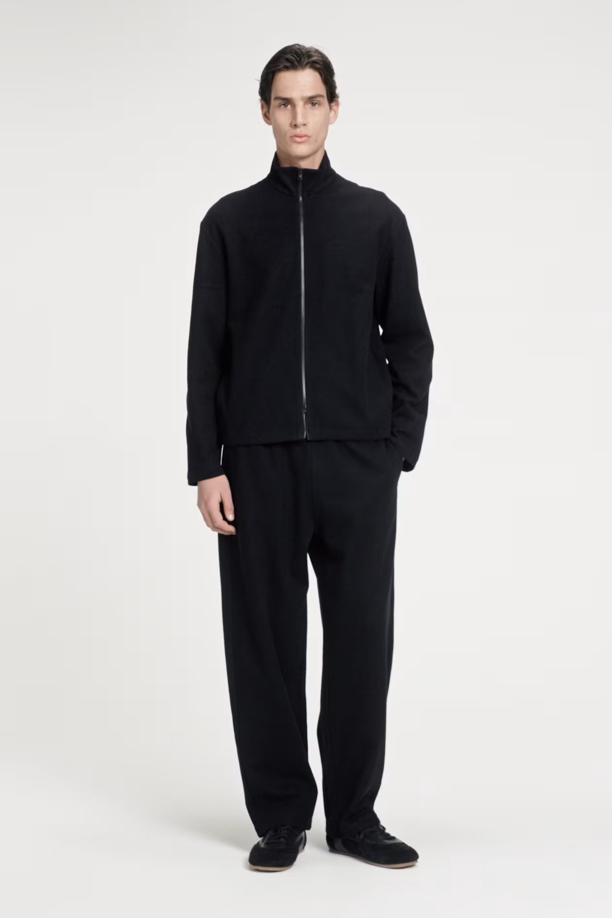 RIBBED JERSEY JOGGERS