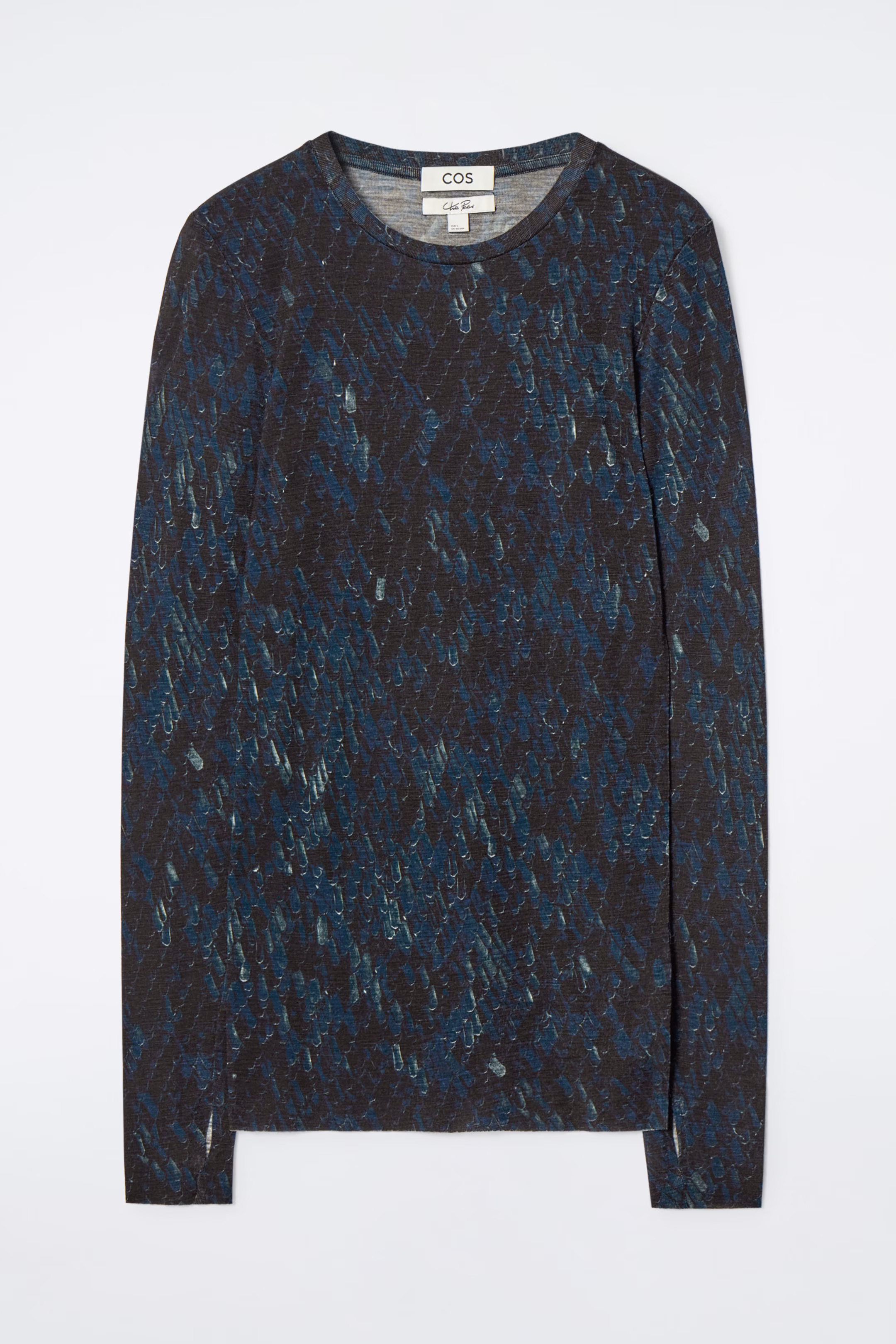 CREW-NECK MERINO WOOL TOP