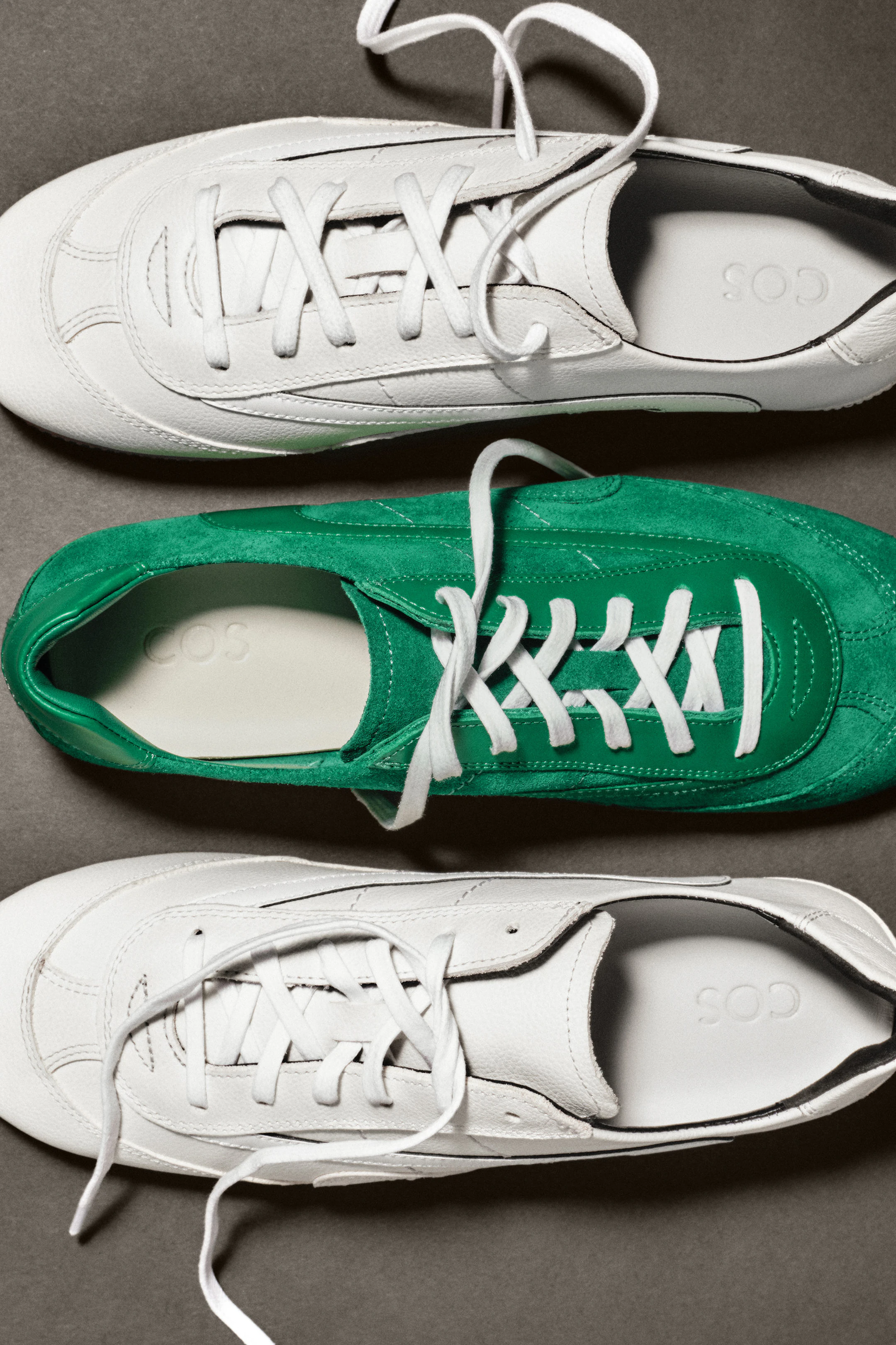 MINIMAL SUEDE TRAINERS