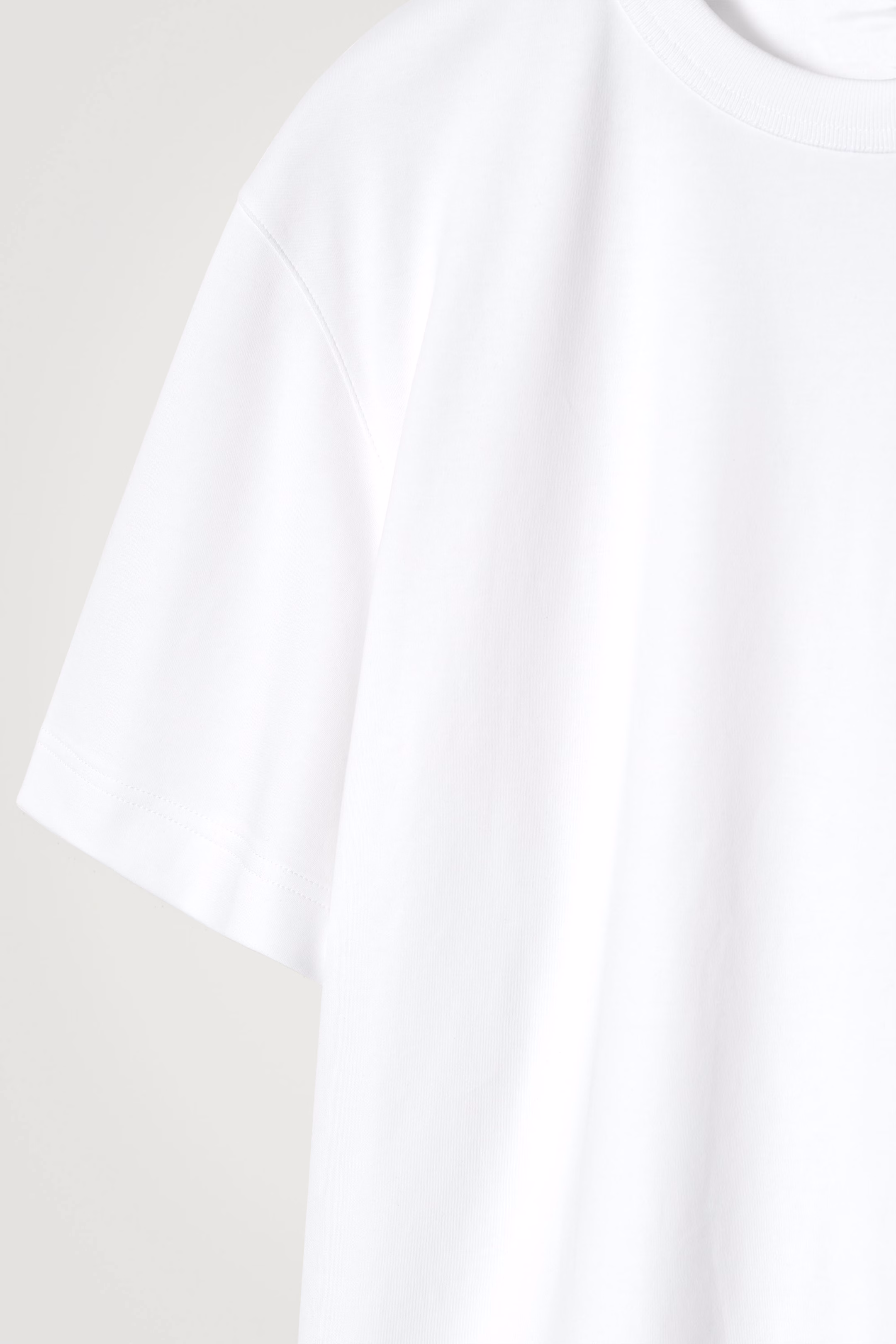 INTERLOCK COTTON CREW-NECK T-SHIRT