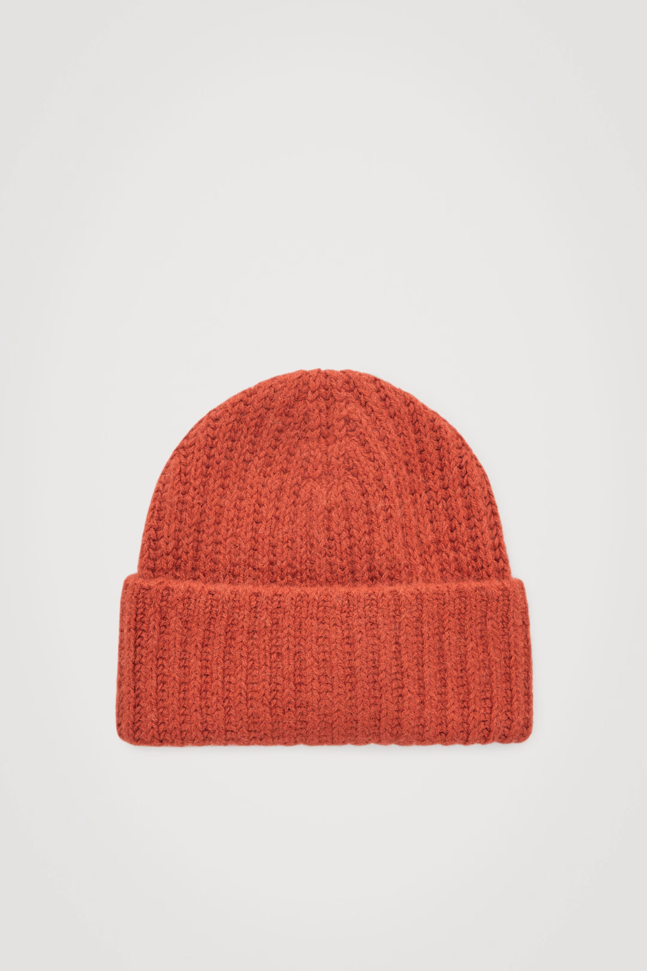 RIBBED ALPACA-BLEND BEANIE