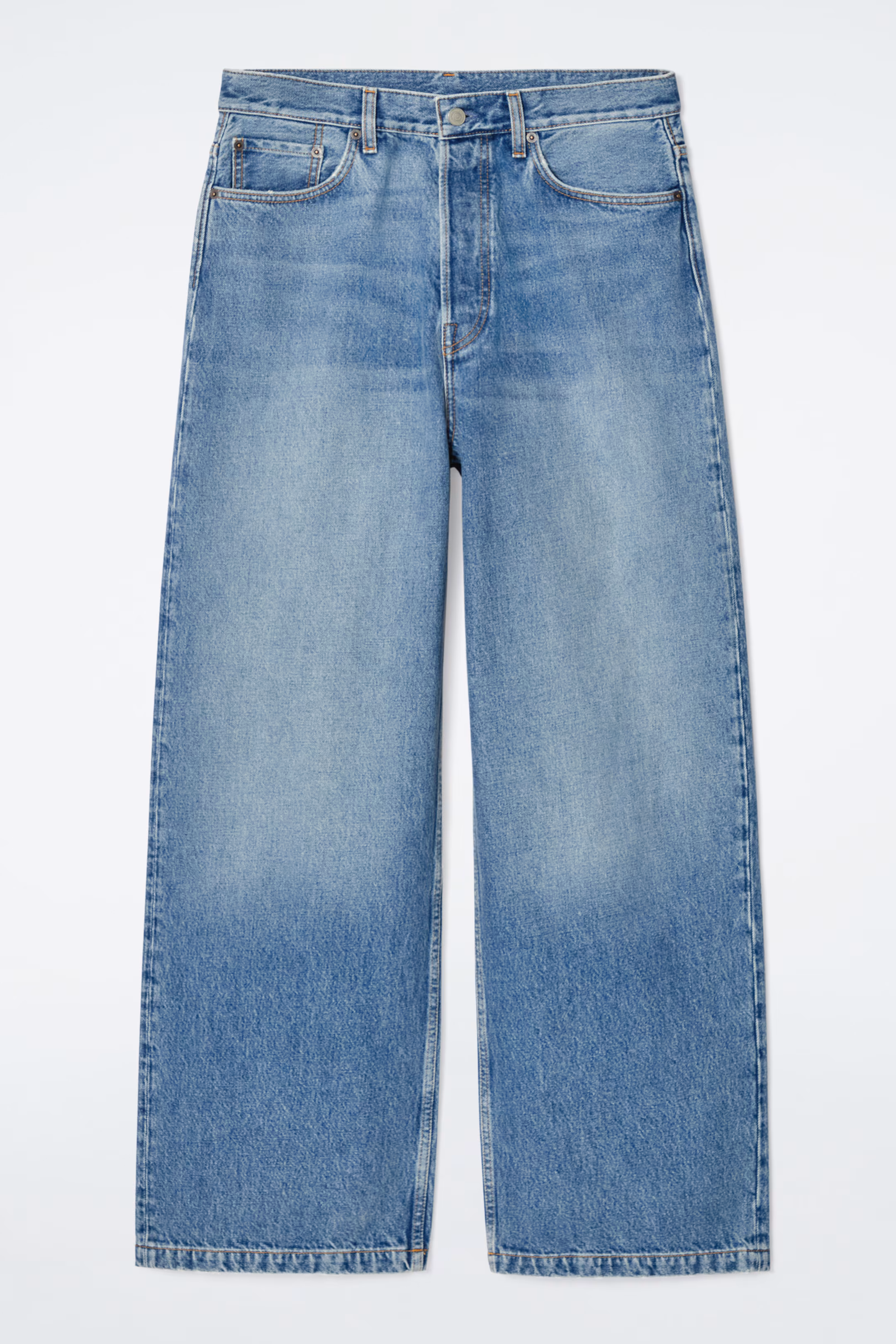 VOLUME WIDE-LEG JEANS