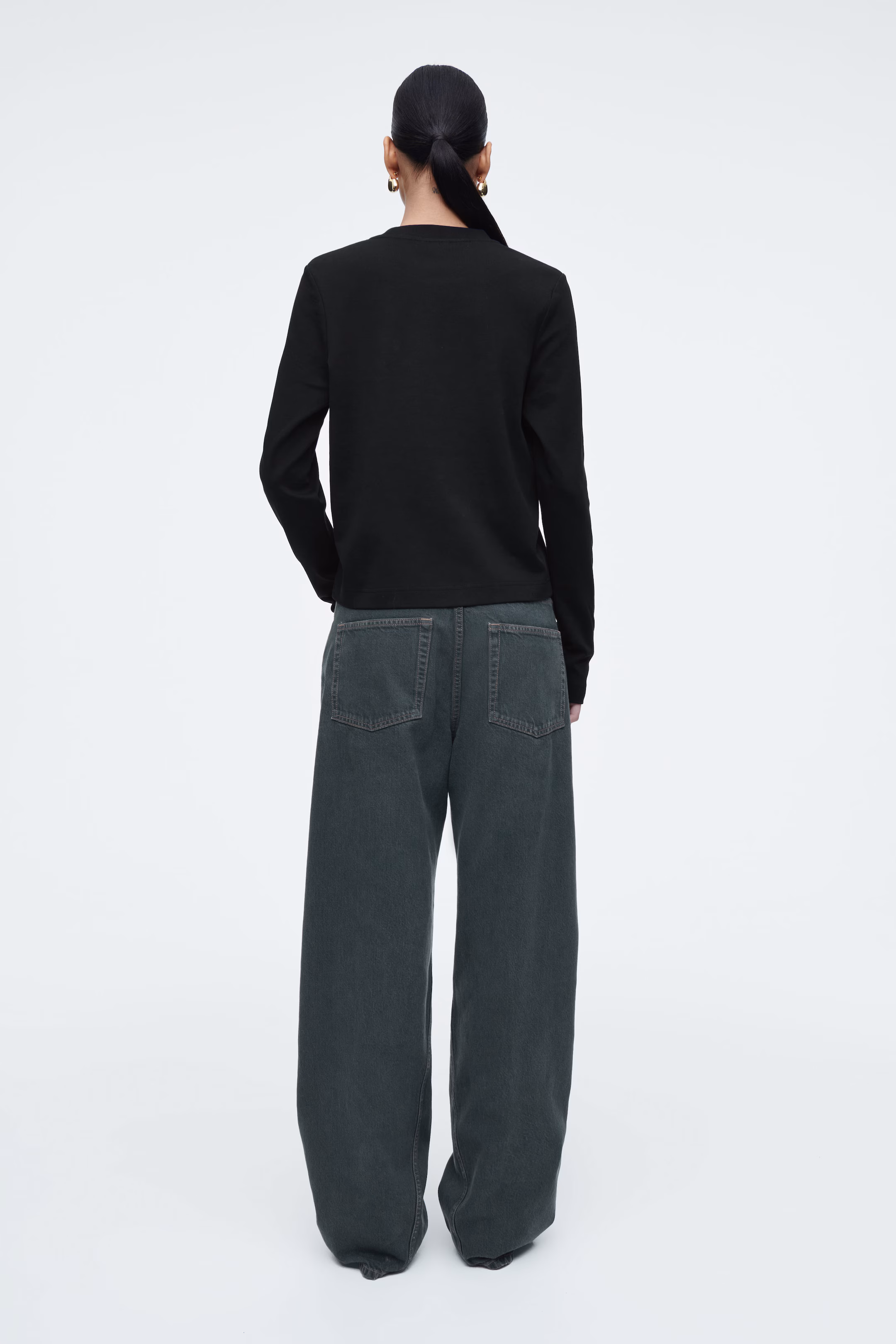 CLEAN CUT REGULAR LONG-SLEEVED T-SHIRT