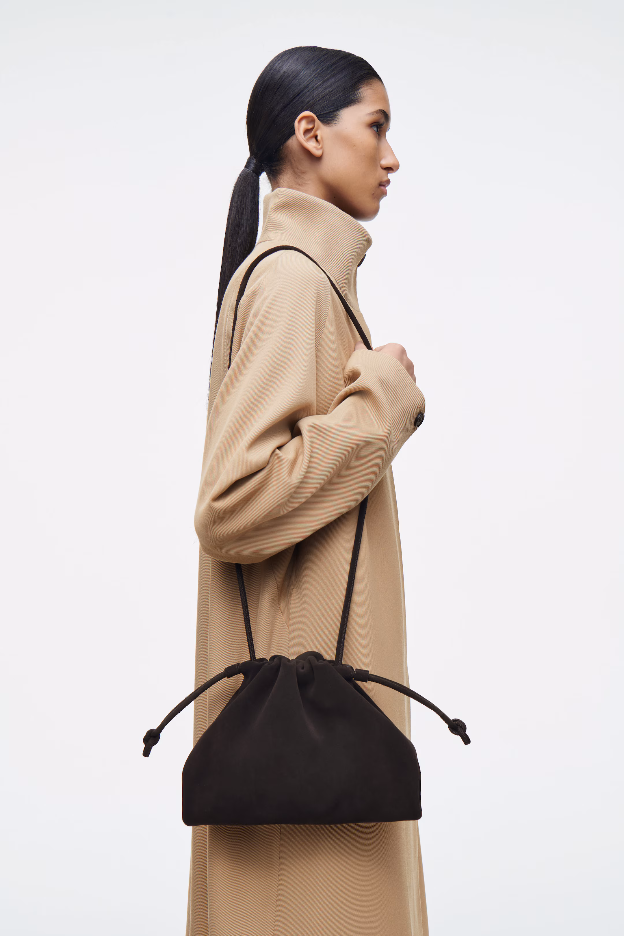 CAVATELLI MINI CLUTCH BAG - SUEDE