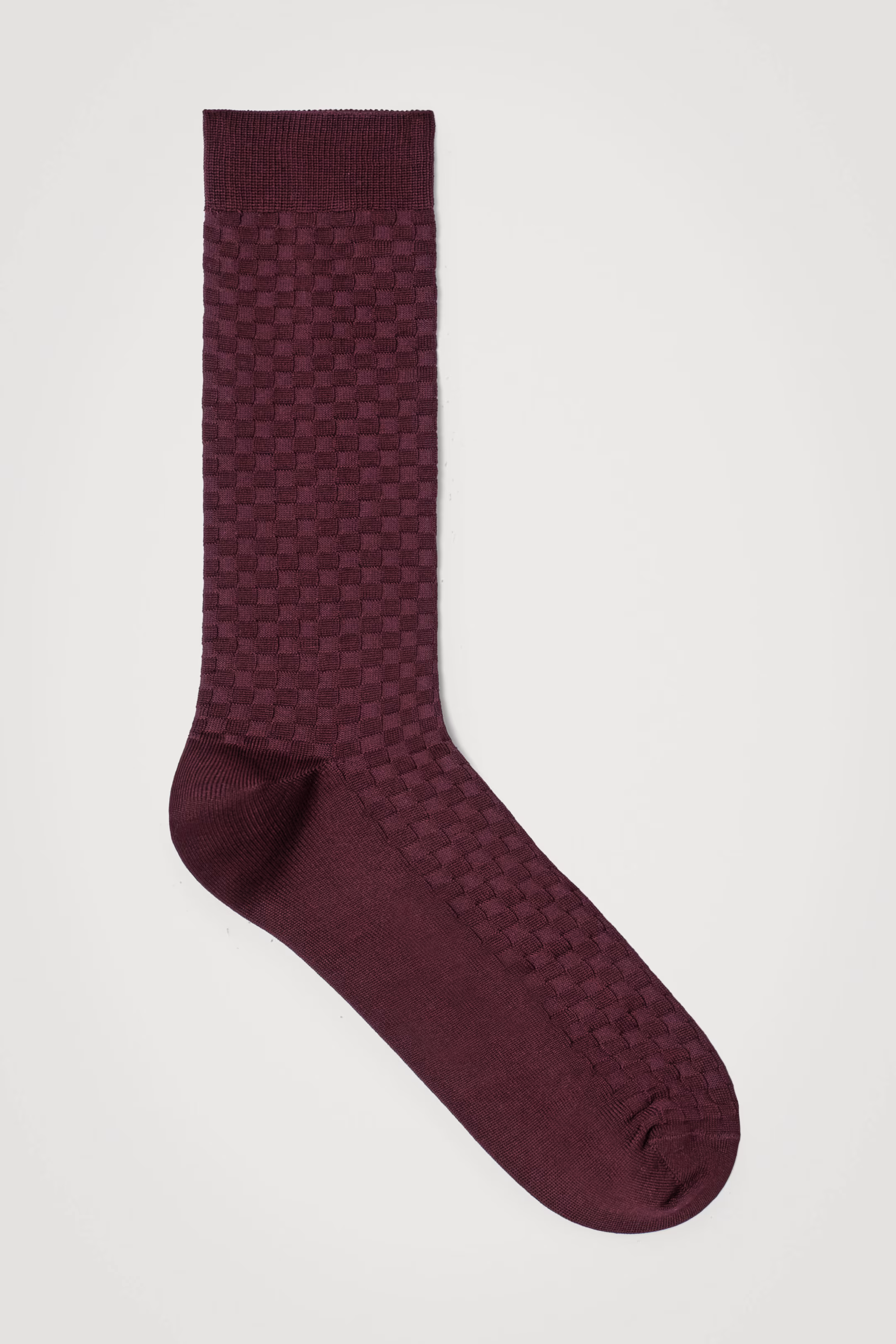 WOVEN-CHECK TAILORING SOCKS