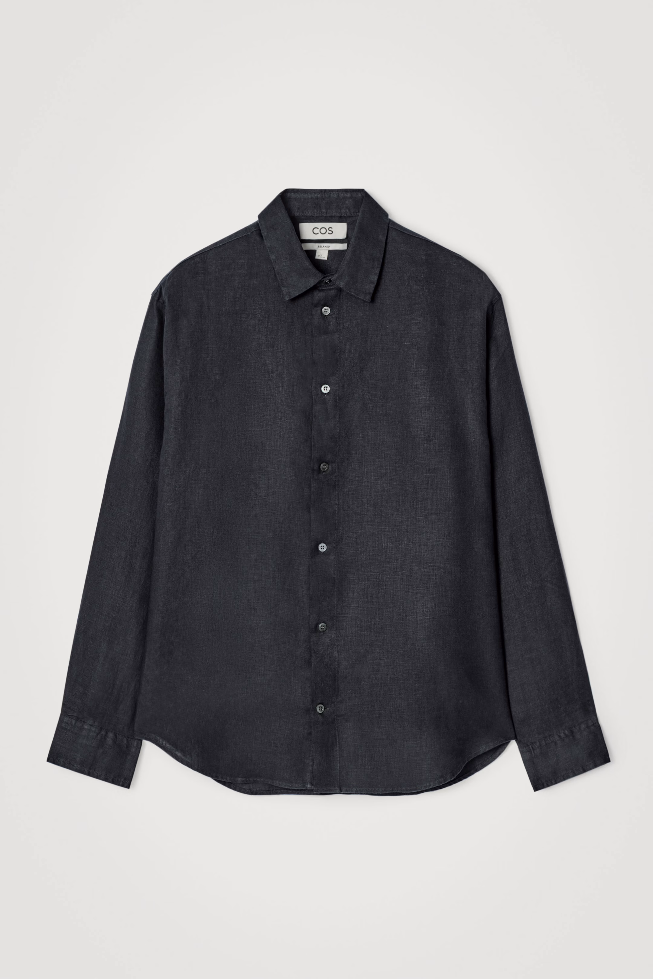 RELAXED LINEN LONG-SLEEVED SHIRT