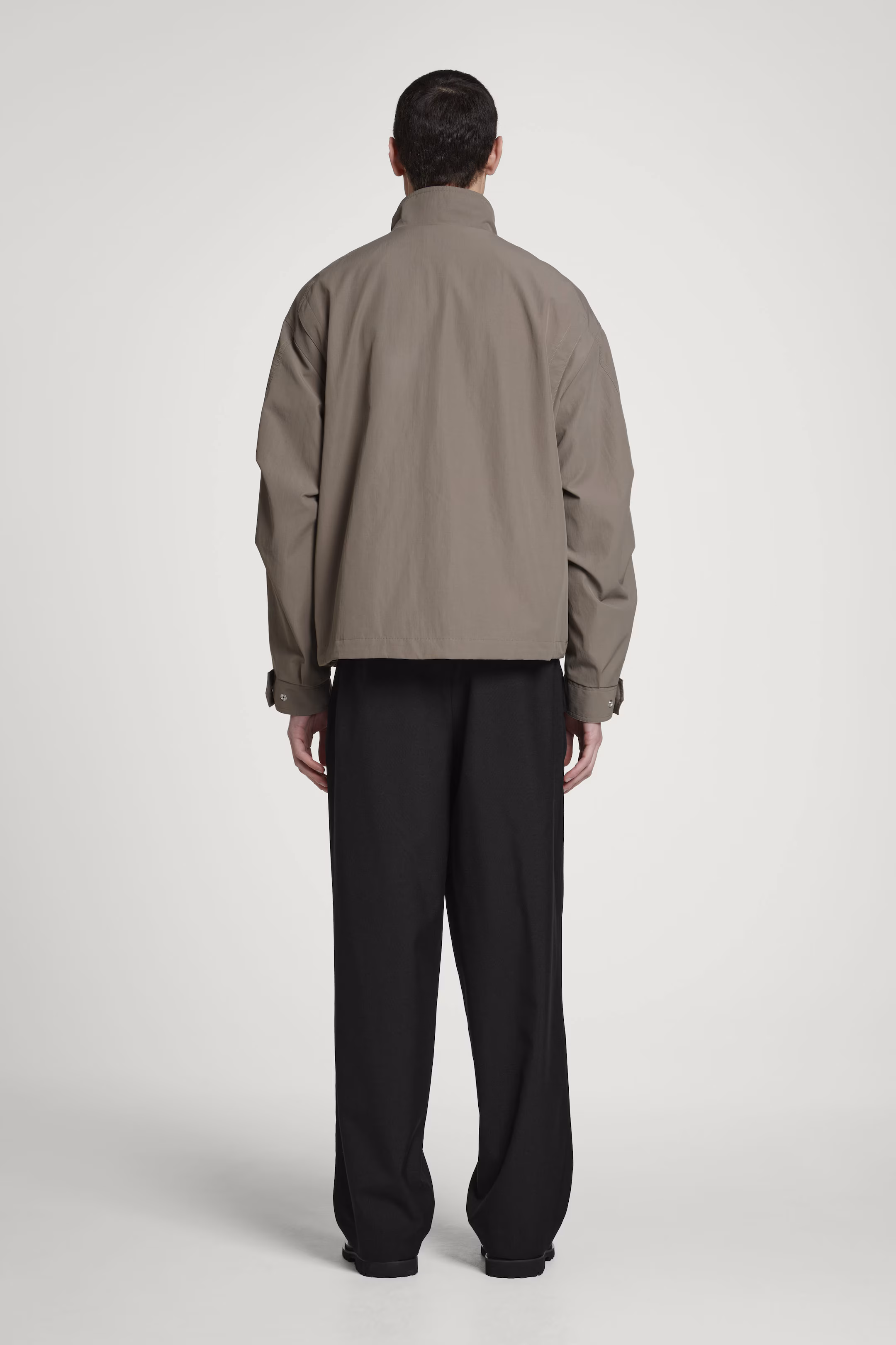 TWILL UTILITY BOMBER JACKET