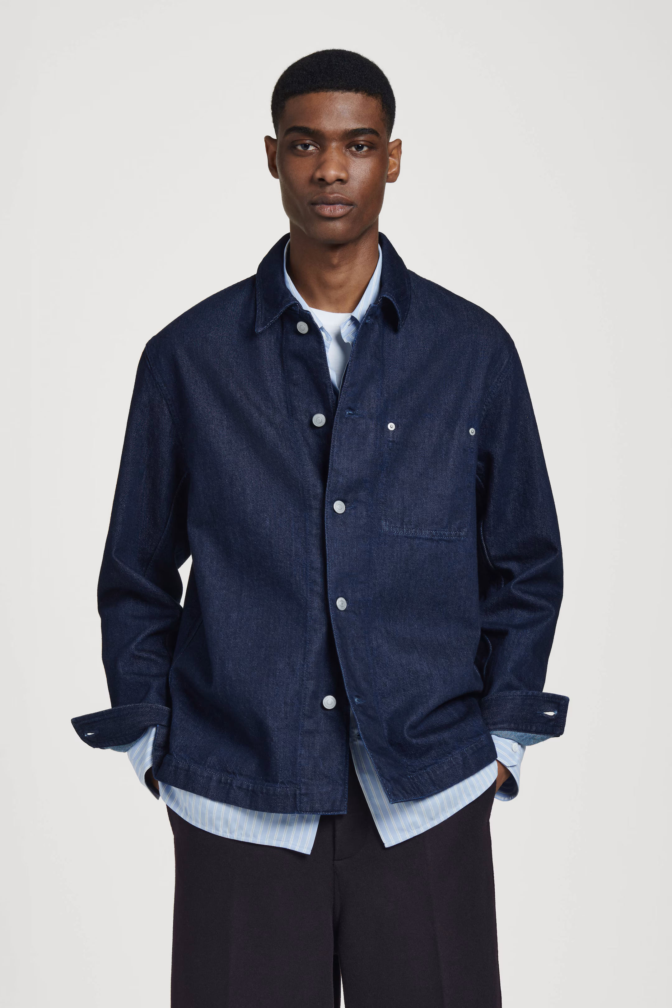 RELAXED DENIM OVERSHIRT