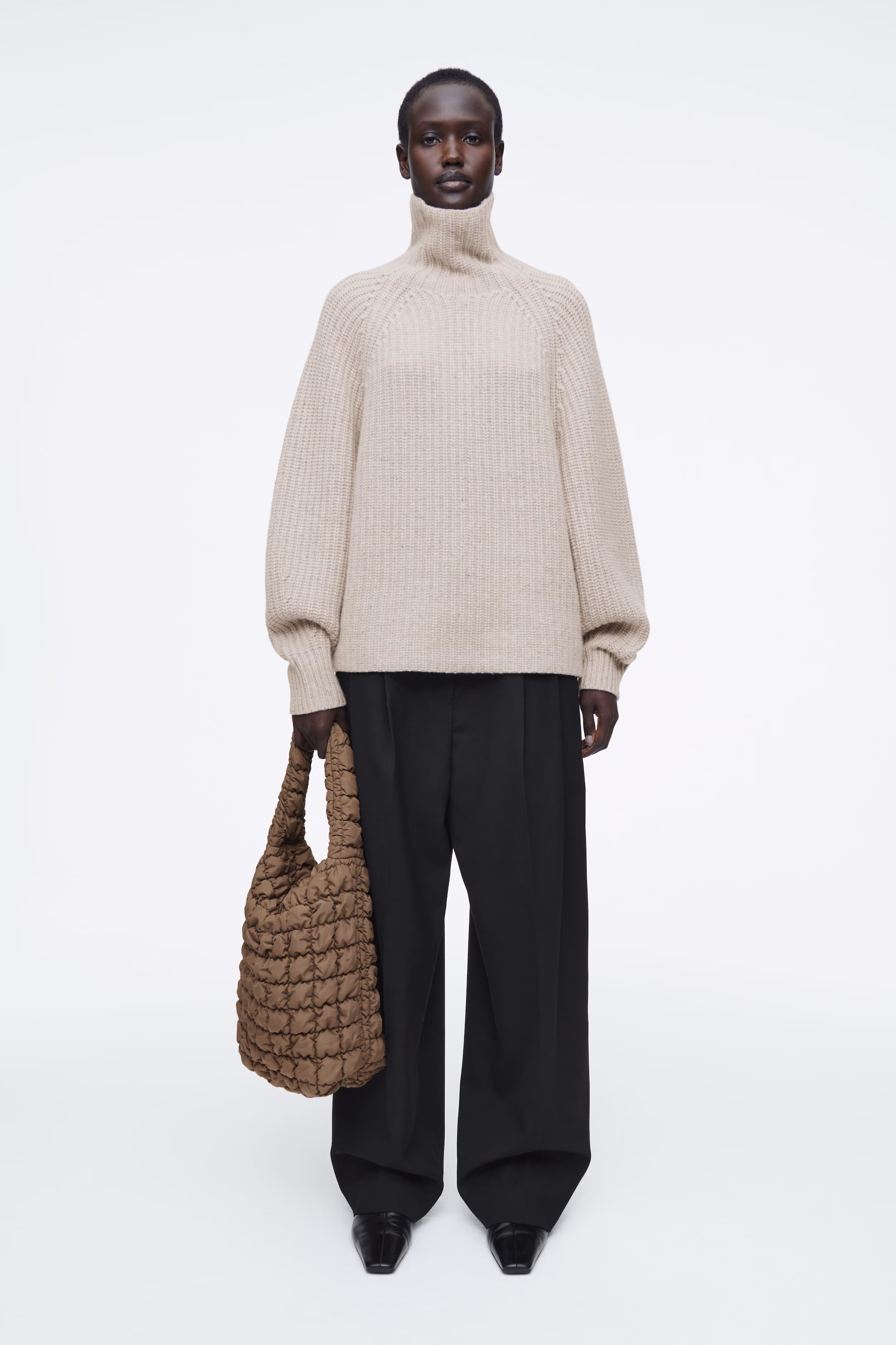 QUILTED MINI TOTE BAG