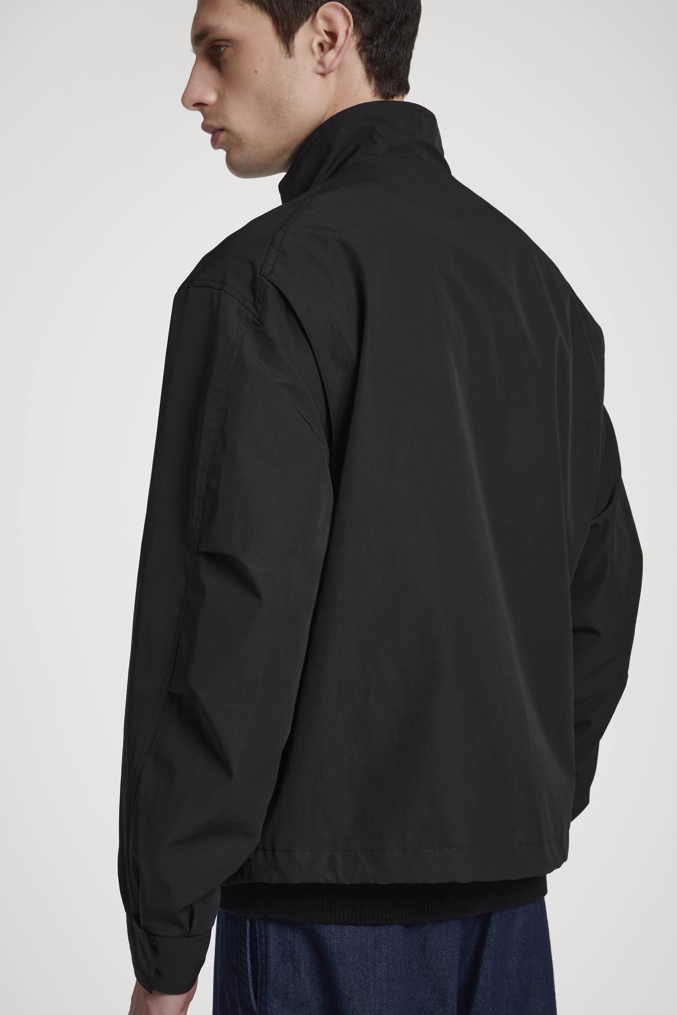 TWILL UTILITY BOMBER JACKET