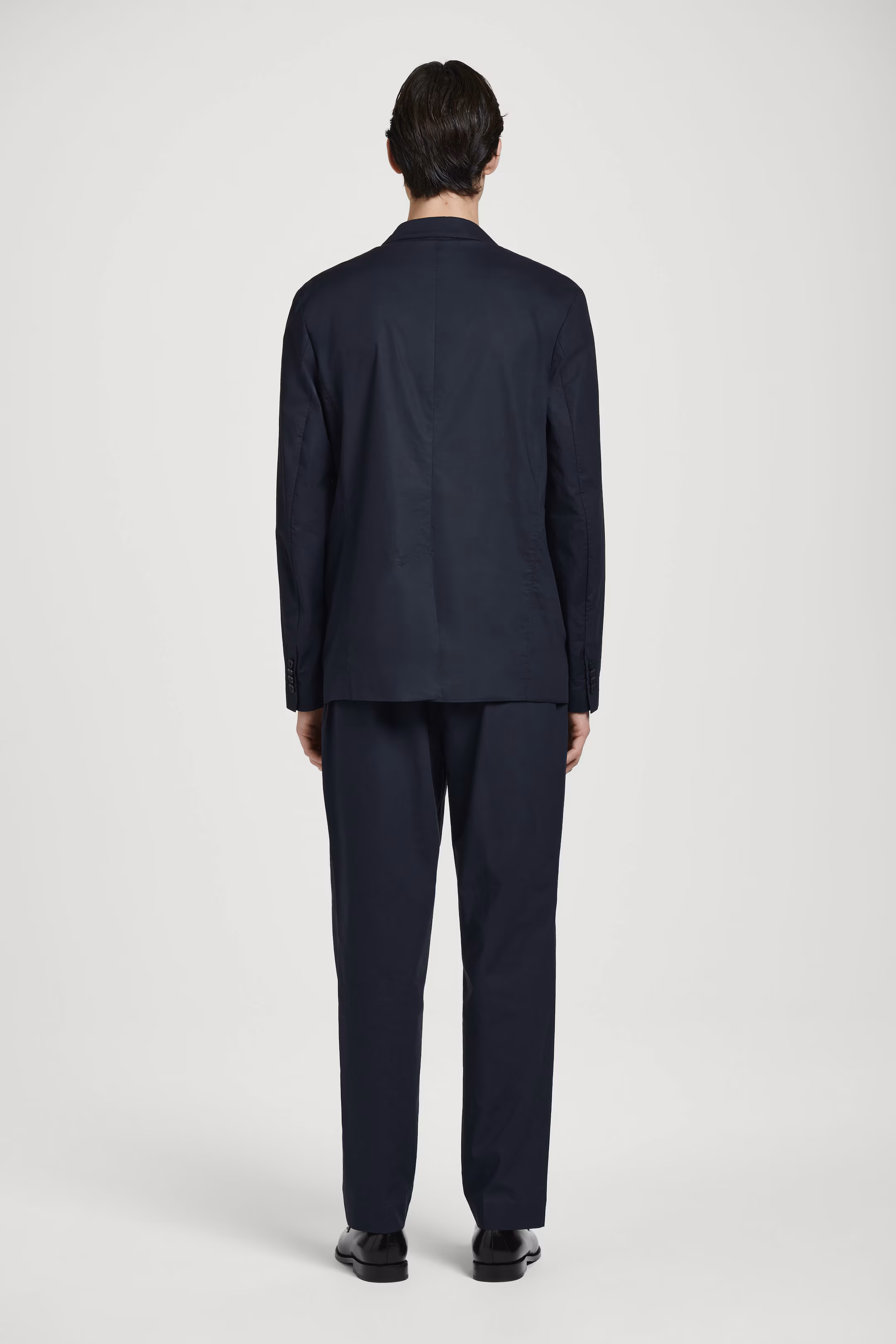 COTTON STRAIGHT-LEG TROUSERS