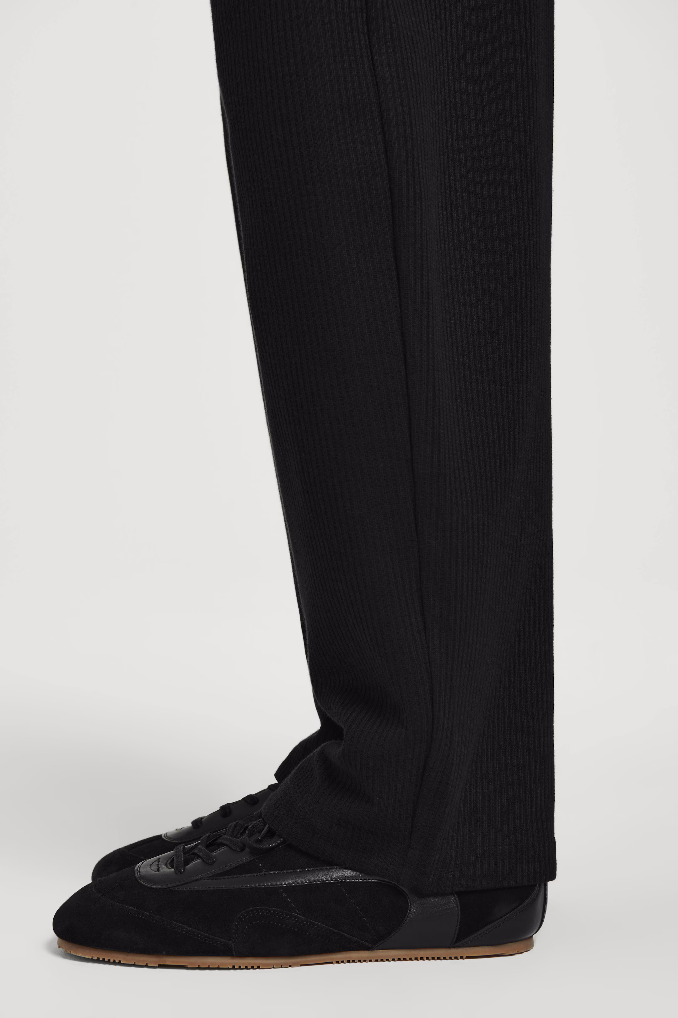 RIBBED JERSEY JOGGERS