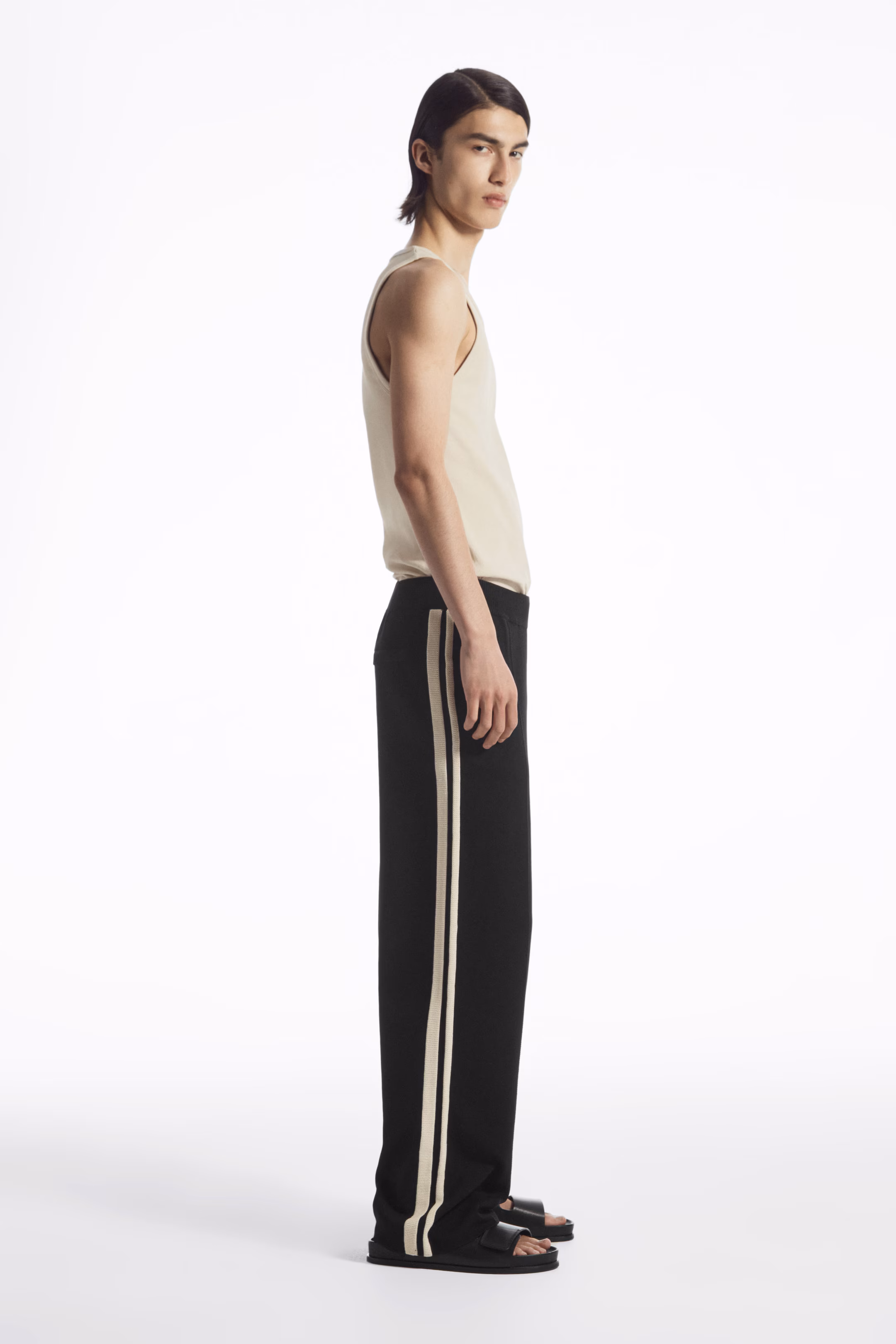 SLIM RIBBED COTTON TANK TOP