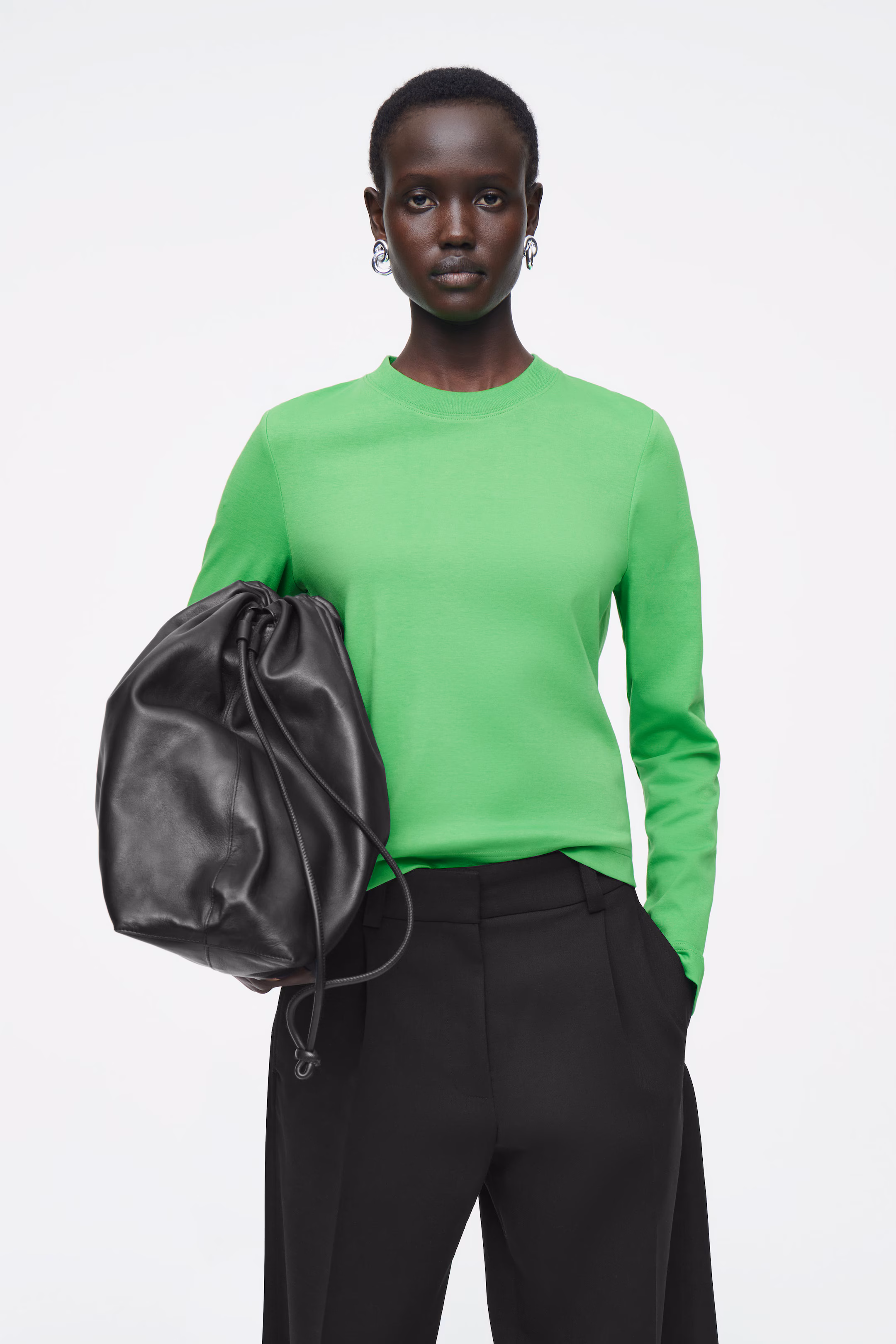 CLEAN CUT REGULAR LONG-SLEEVED T-SHIRT