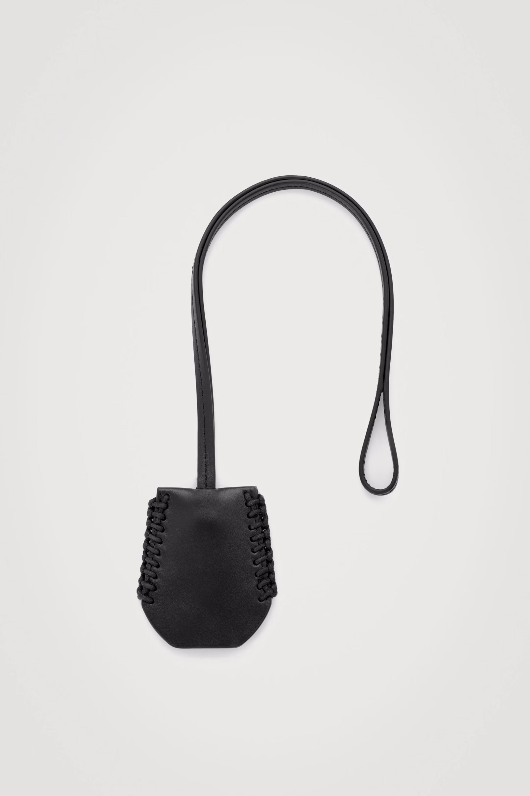 WHIP-STITCHED LEATHER LANYARD