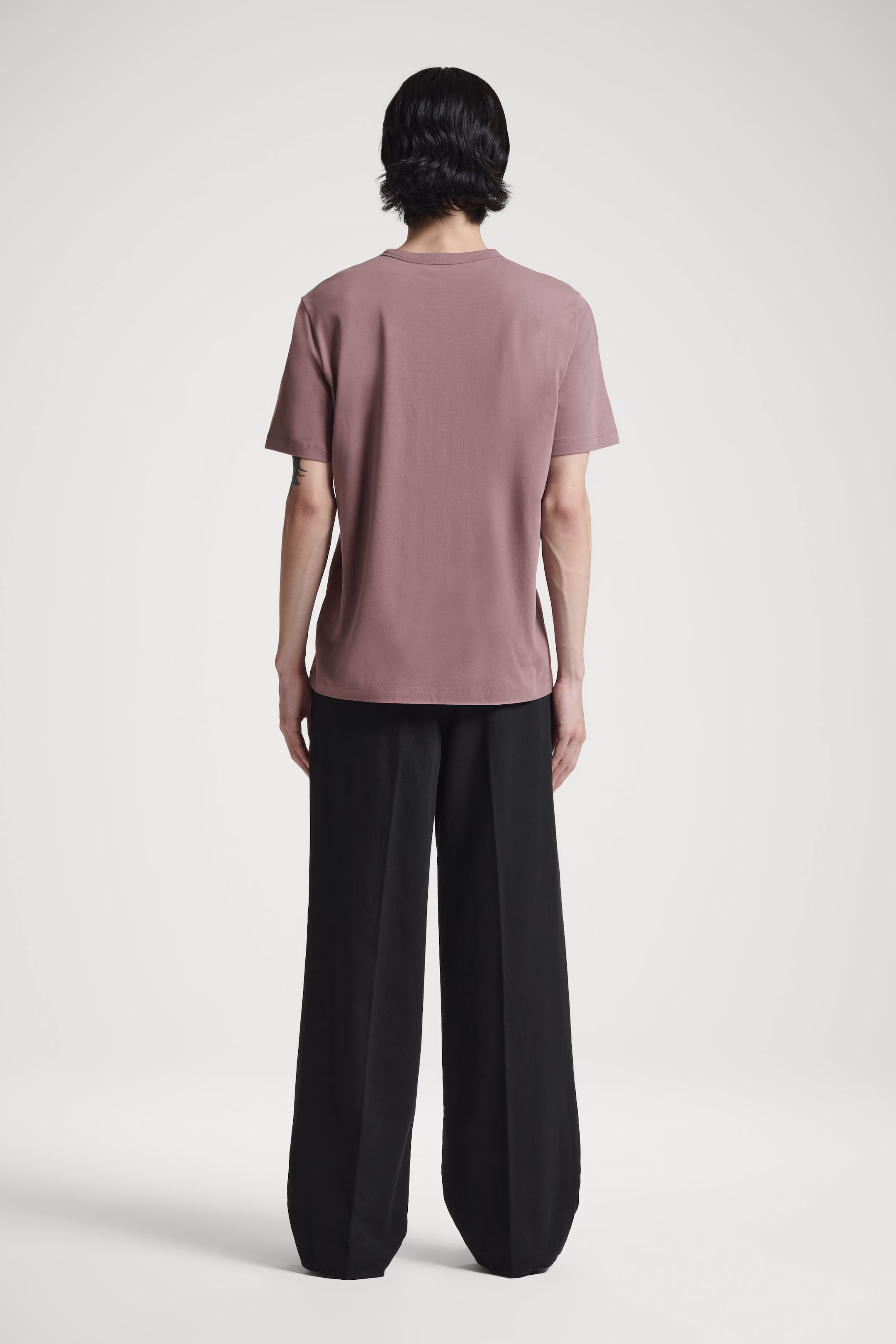 REGULAR LIGHTWEIGHT BRUSHED-COTTON T-SHIRT